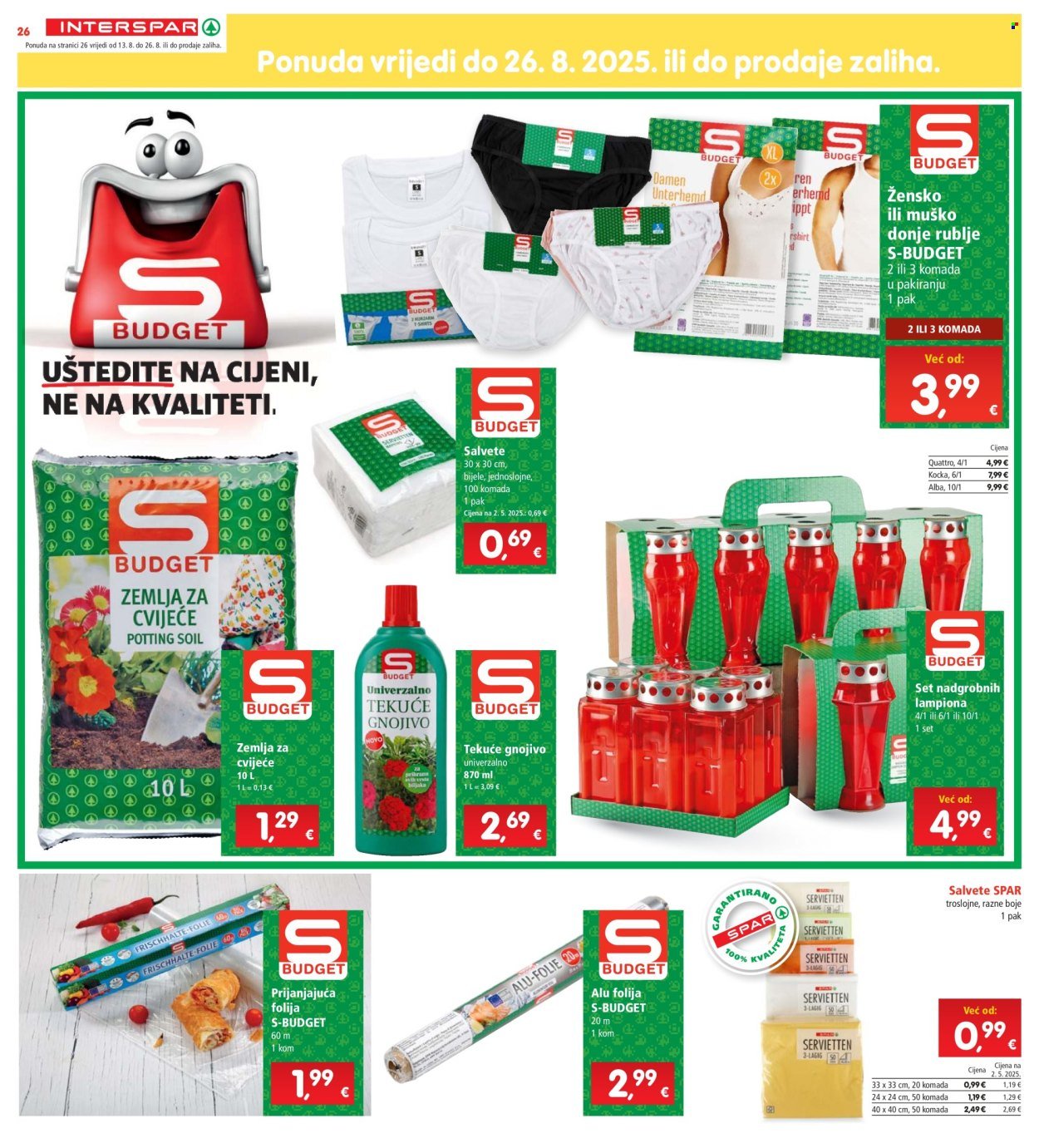 INTERSPAR katalog - Od srijede 13.08.2025.