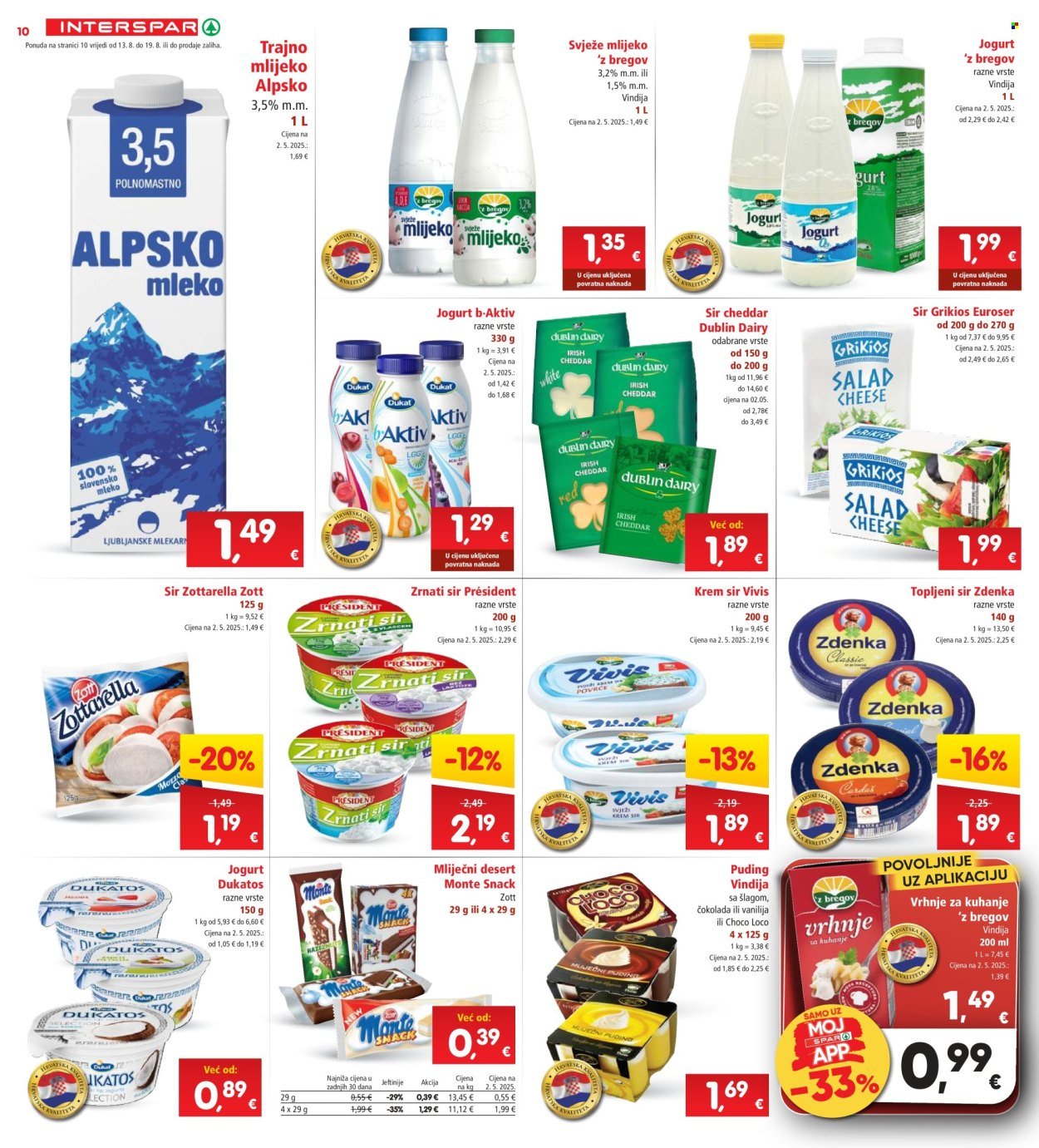 INTERSPAR katalog - Od srijede 13.08.2025.