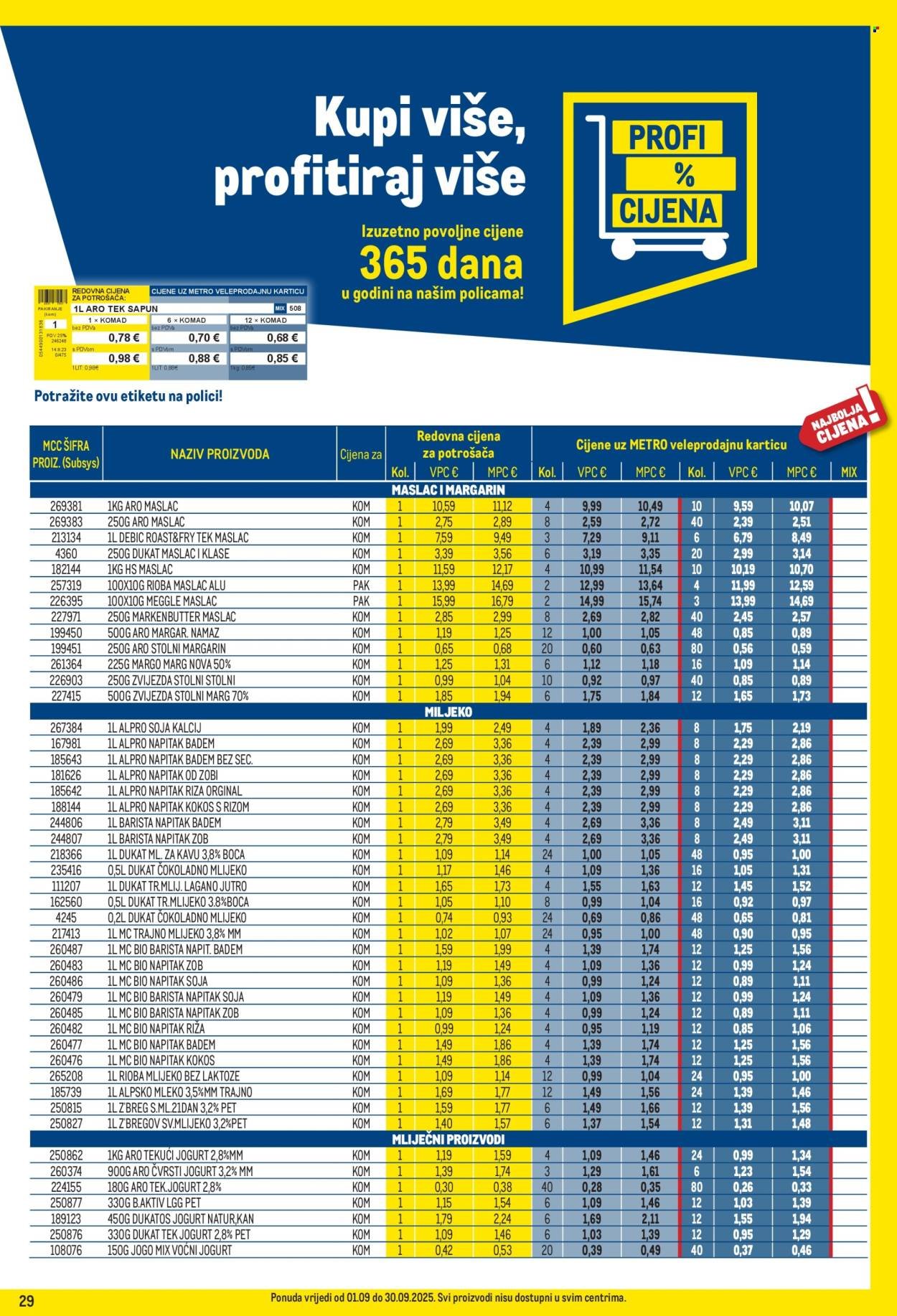 METRO katalog - Profi cijena