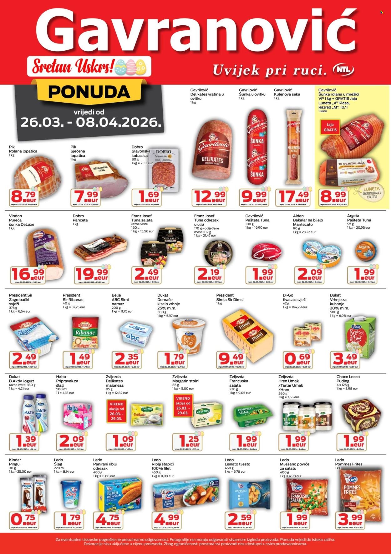 GAVRANOVIĆ katalog - Od četvrtka 26.03.2026.