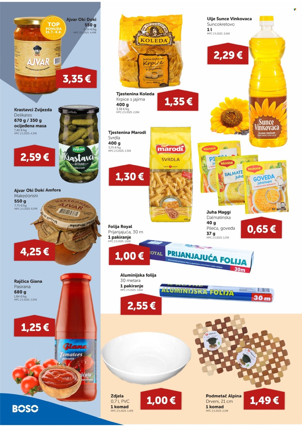 BOSO katalog - Od četvrtka 31.07.2025.