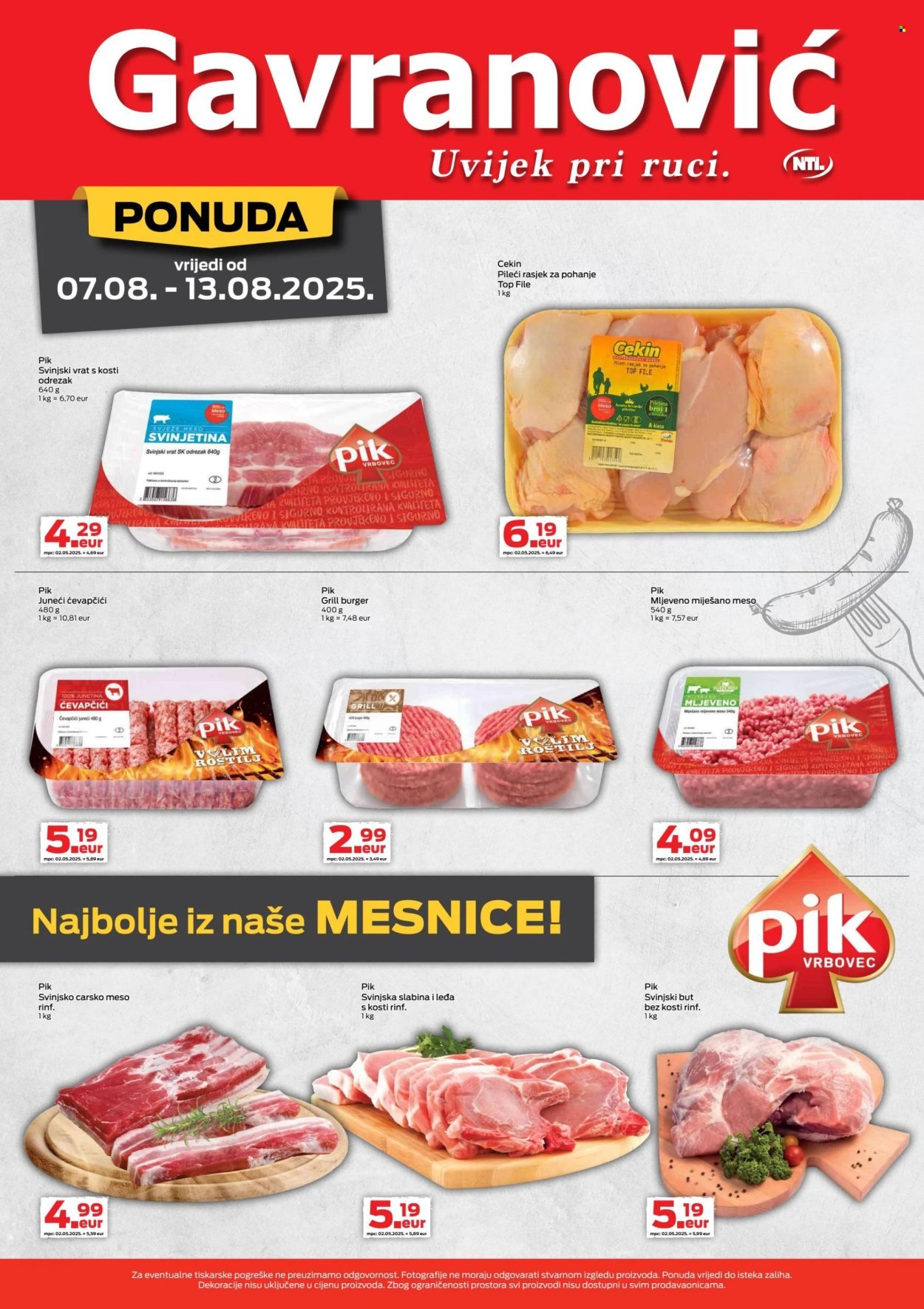 GAVRANOVIĆ katalog - Od četvrtka 07.08.2025.