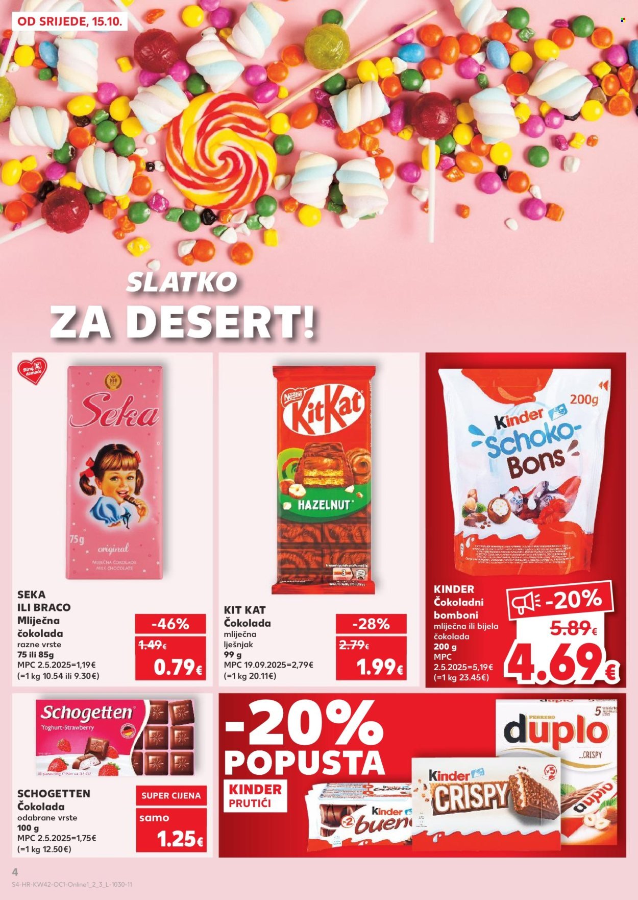 KAUFLAND katalog - Od srijede 15.10.2025.