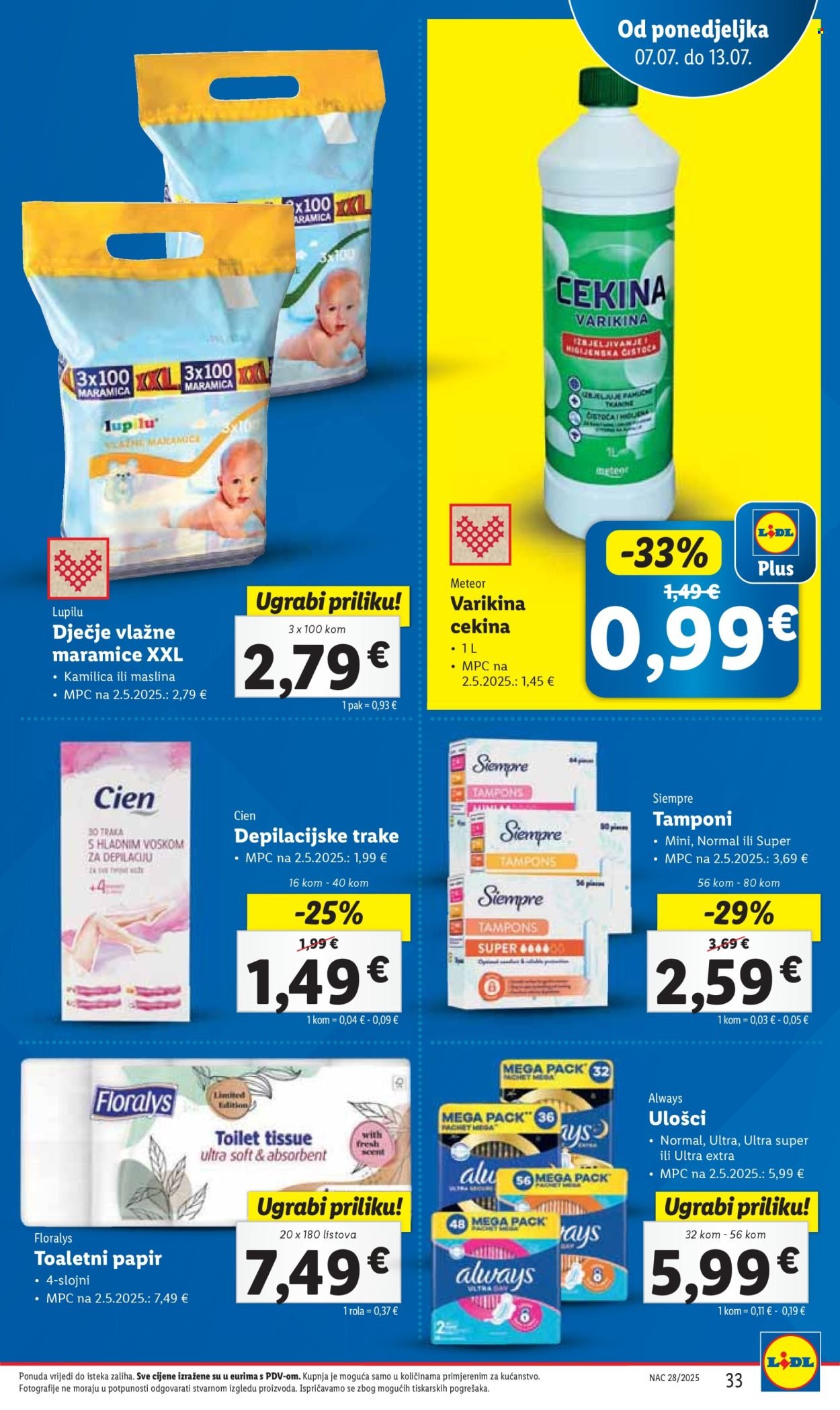 LIDL katalog - Od ponedeljka 07.07.2025.