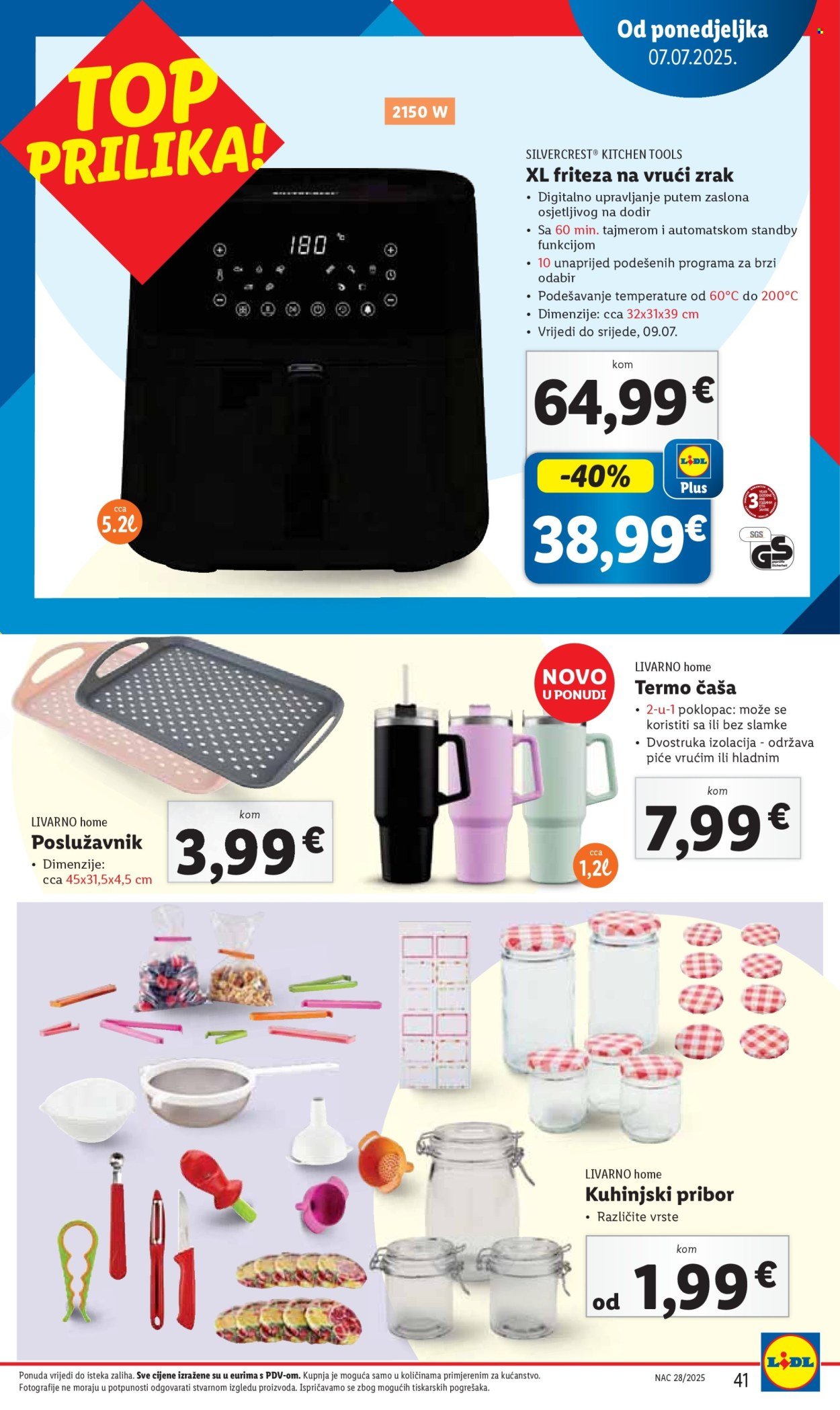 LIDL katalog - Od ponedeljka 07.07.2025.
