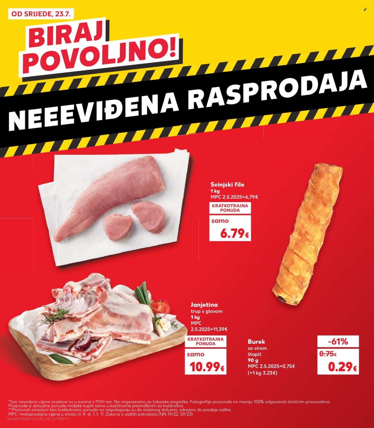 KAUFLAND katalog - Od srijede 23.07.2025.