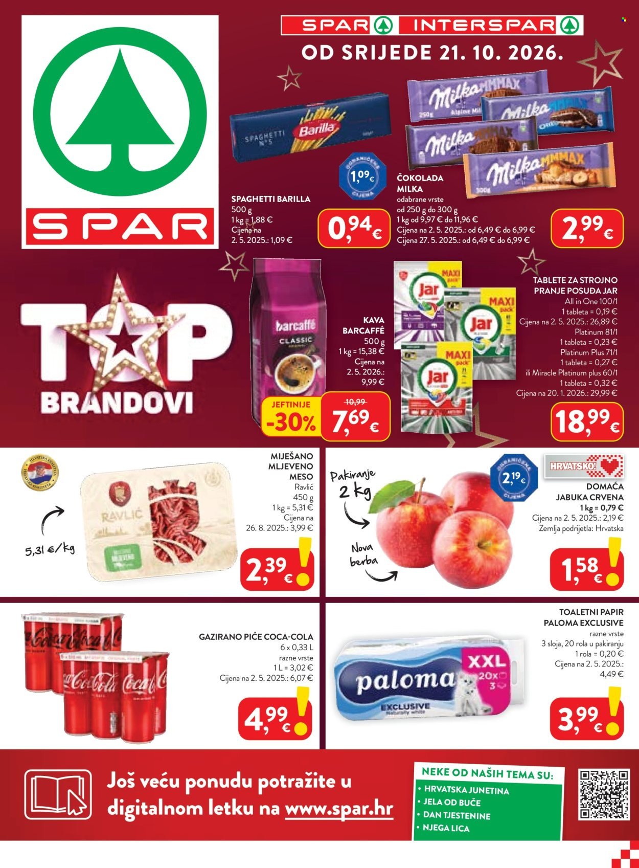 SPAR katalog - Od srijede 21.10.2026.