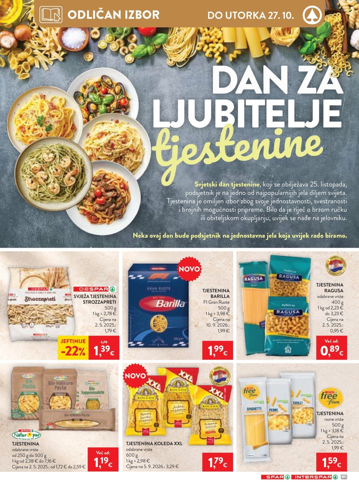 SPAR katalog - Od srijede 21.10.2026.