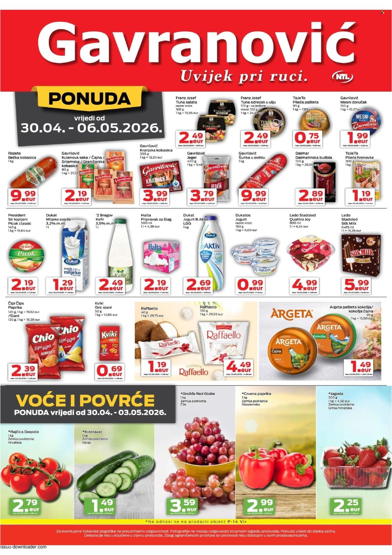 GAVRANOVIĆ katalog - Od četvrtka 30.04.2026.