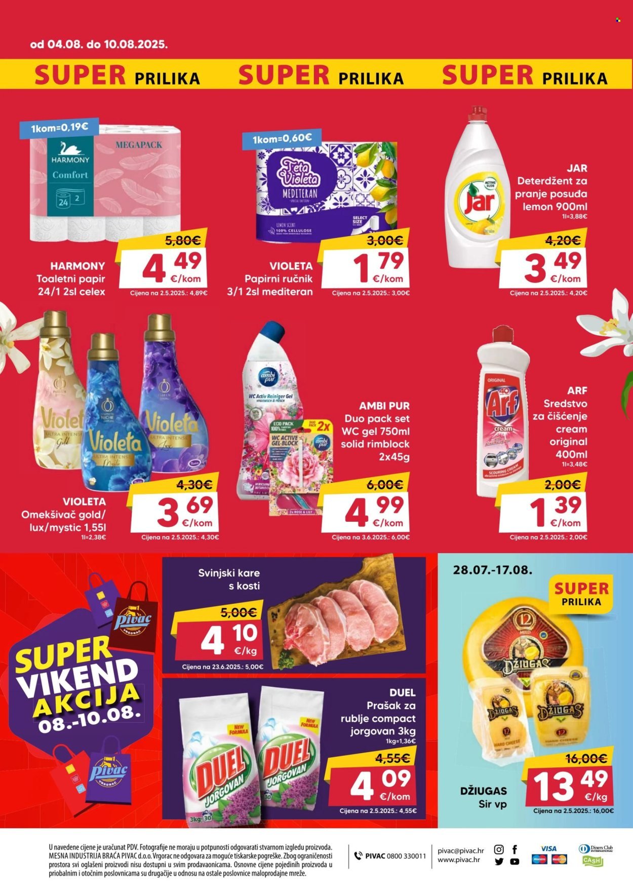 PIVAC katalog - Od ponedeljka 04.08.2025.