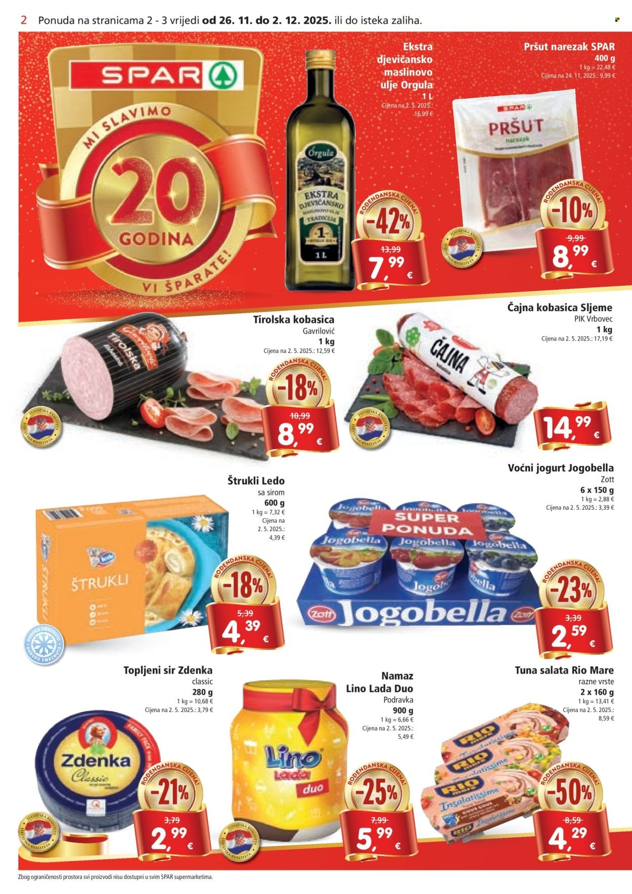 SPAR katalog - Od srijede 26.11.2025.