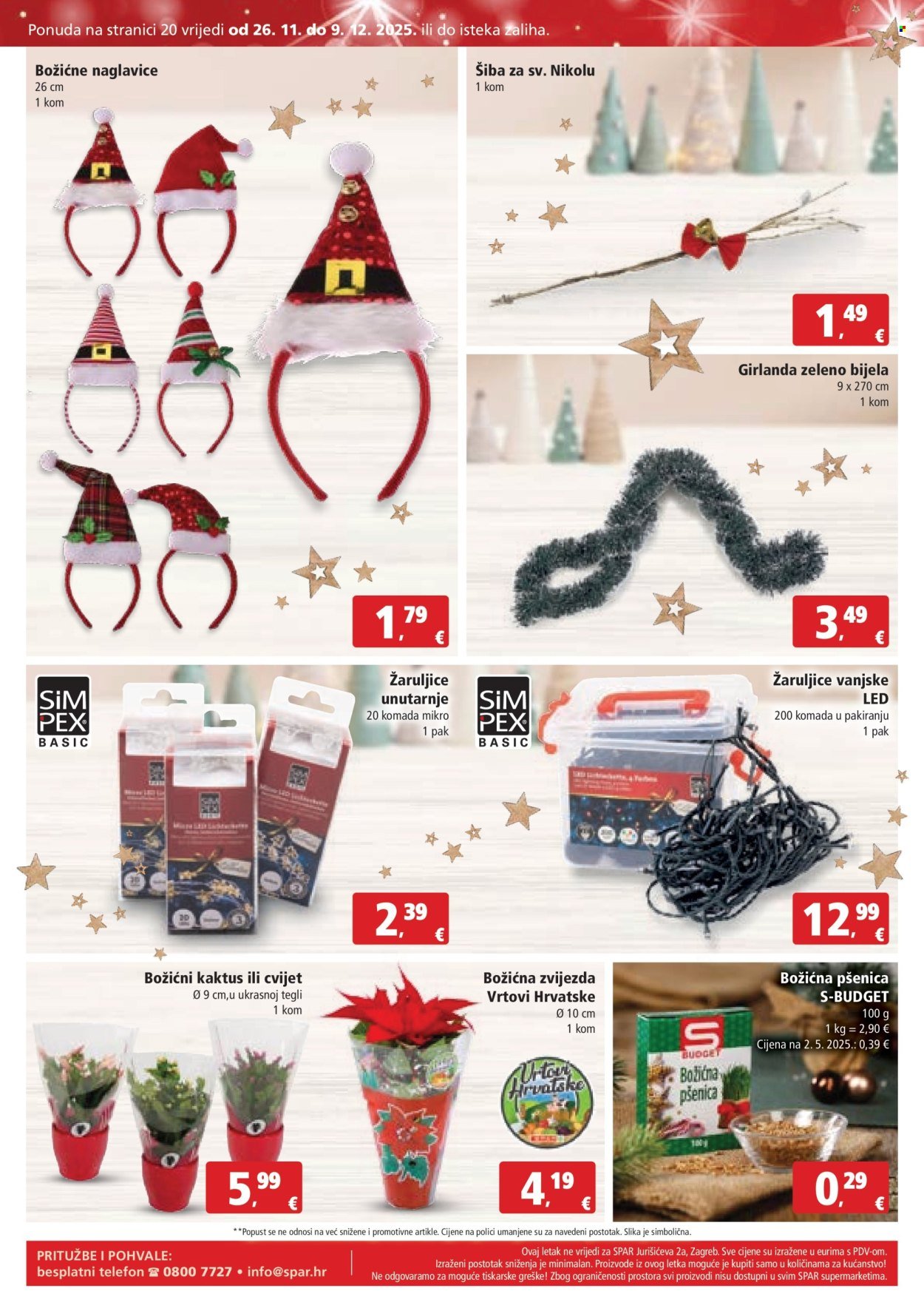 SPAR katalog - Od srijede 26.11.2025.