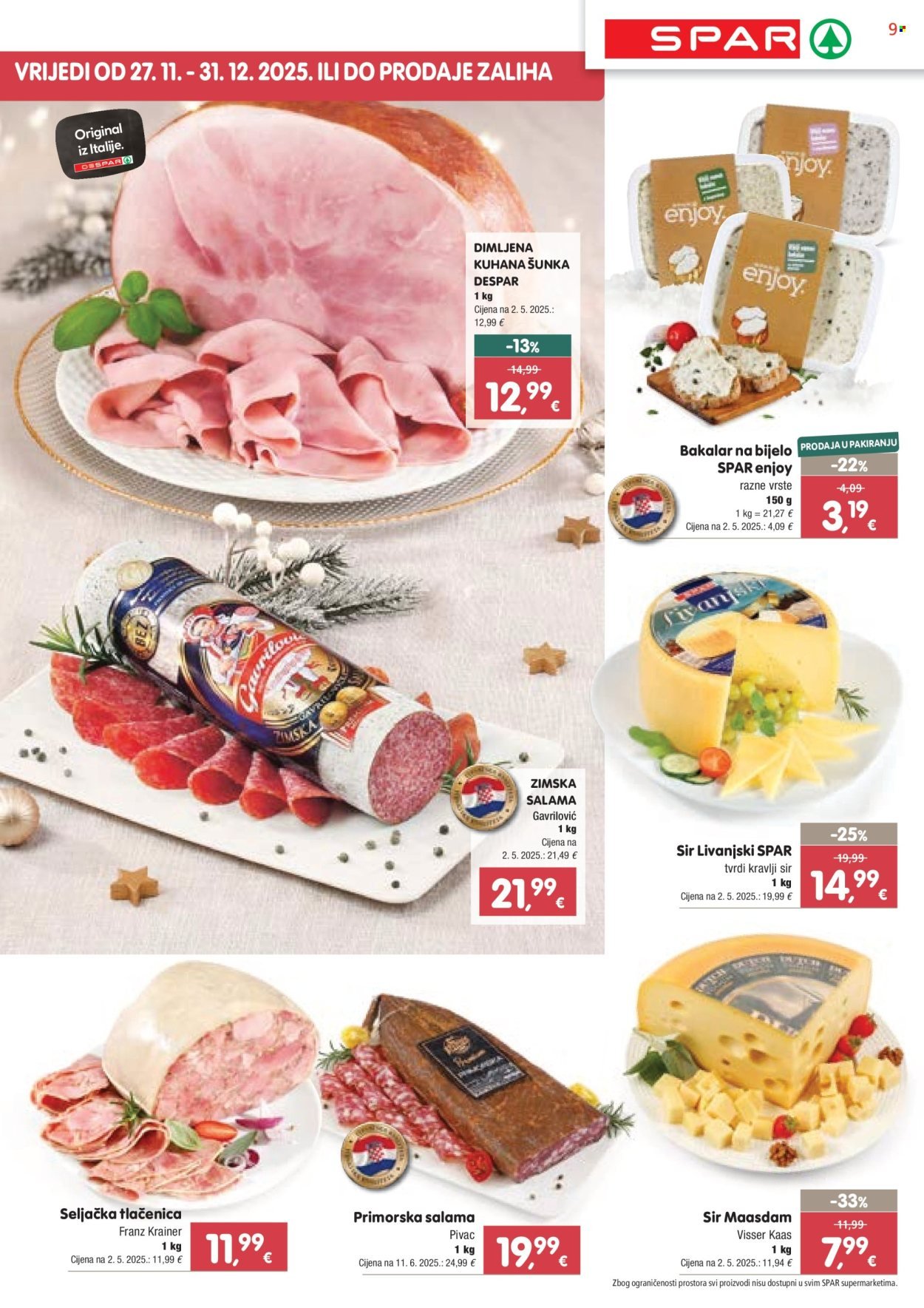 SPAR katalog - Od srijede 26.11.2025.