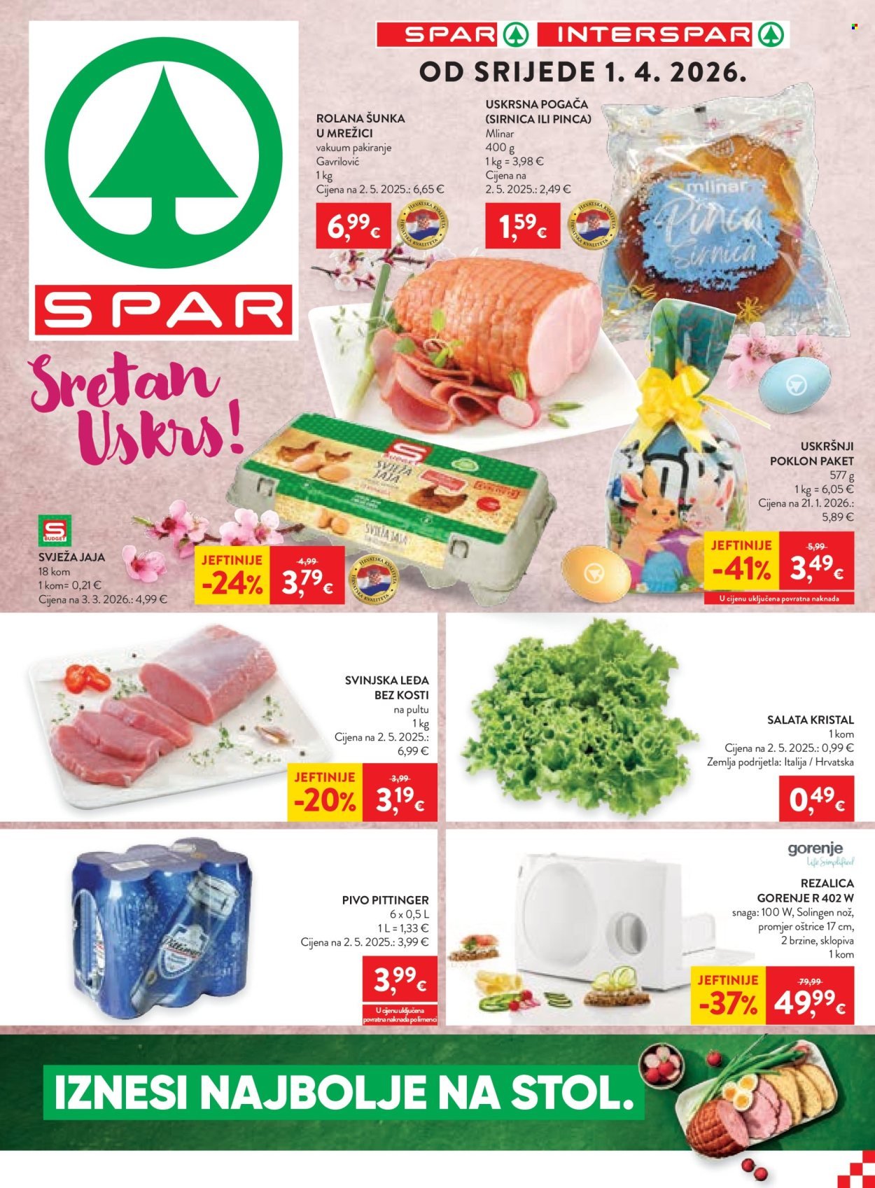 INTERSPAR katalog - Od srijede 01.04.2026.