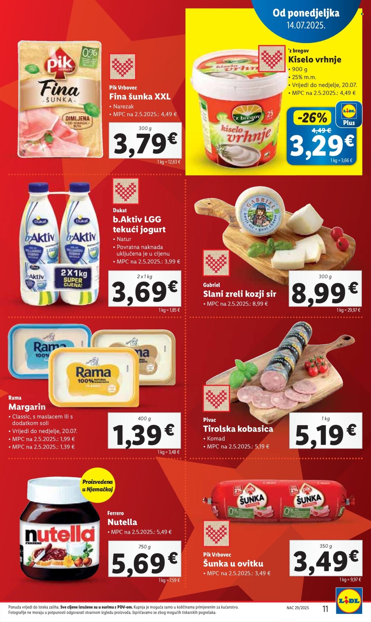 LIDL katalog - Od ponedeljka 14.07.2025.