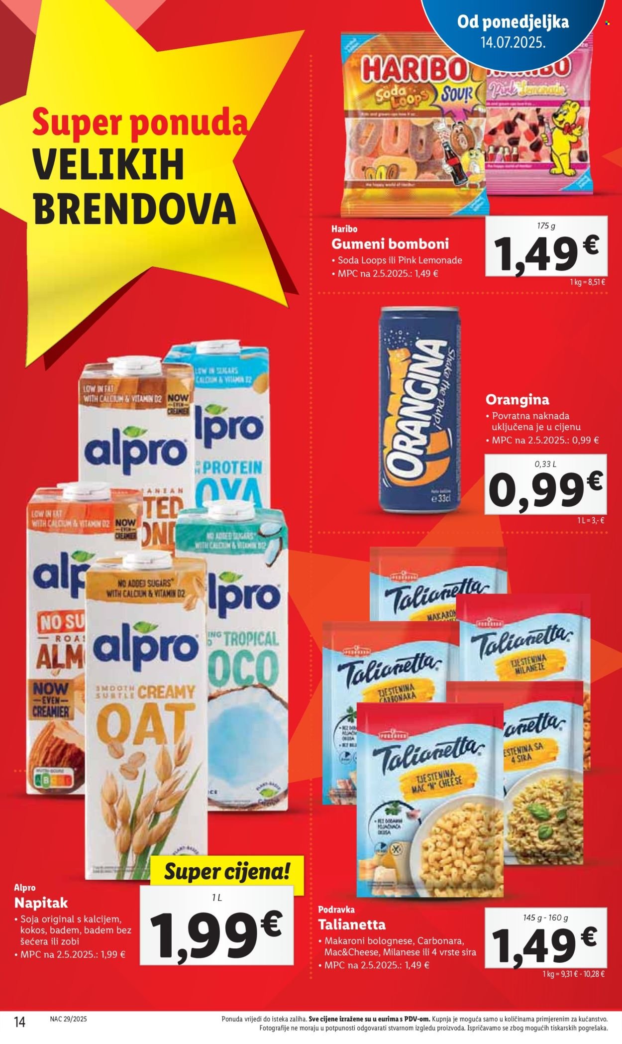 LIDL katalog - Od ponedeljka 14.07.2025.