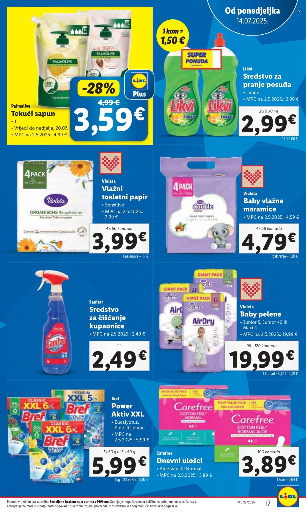 LIDL katalog - Od ponedeljka 14.07.2025.