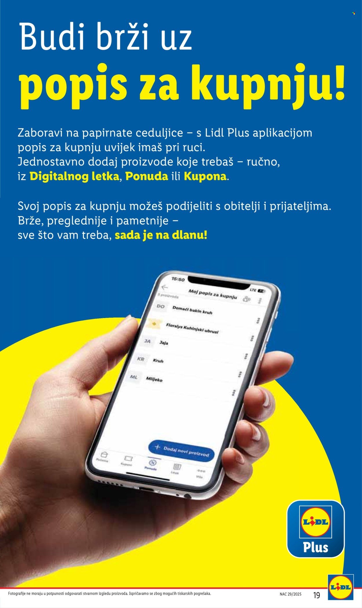 LIDL katalog - Od ponedeljka 14.07.2025.