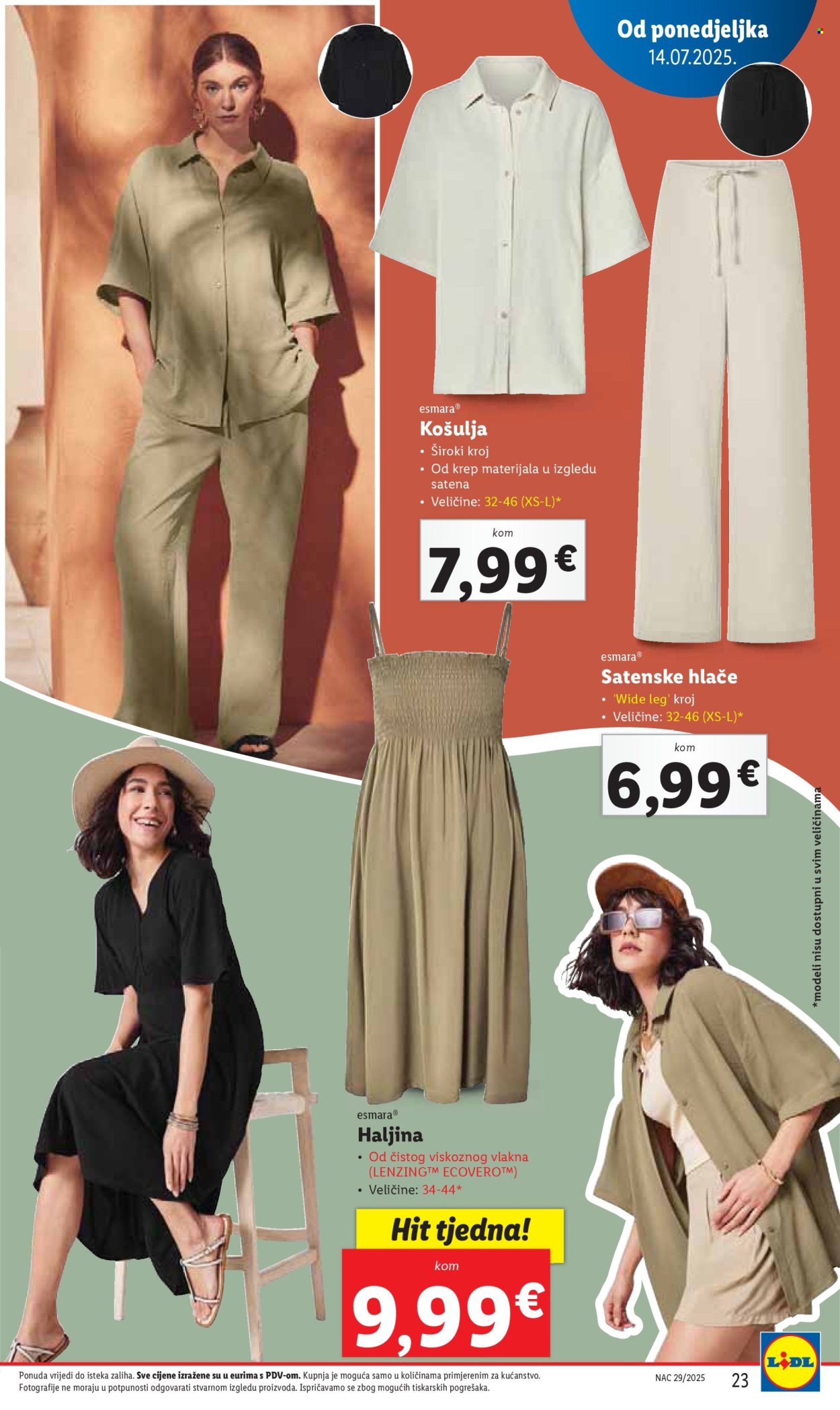LIDL katalog - Od ponedeljka 14.07.2025.