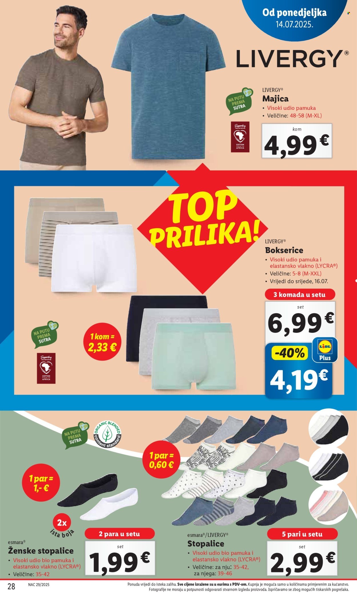 LIDL katalog - Od ponedeljka 14.07.2025.