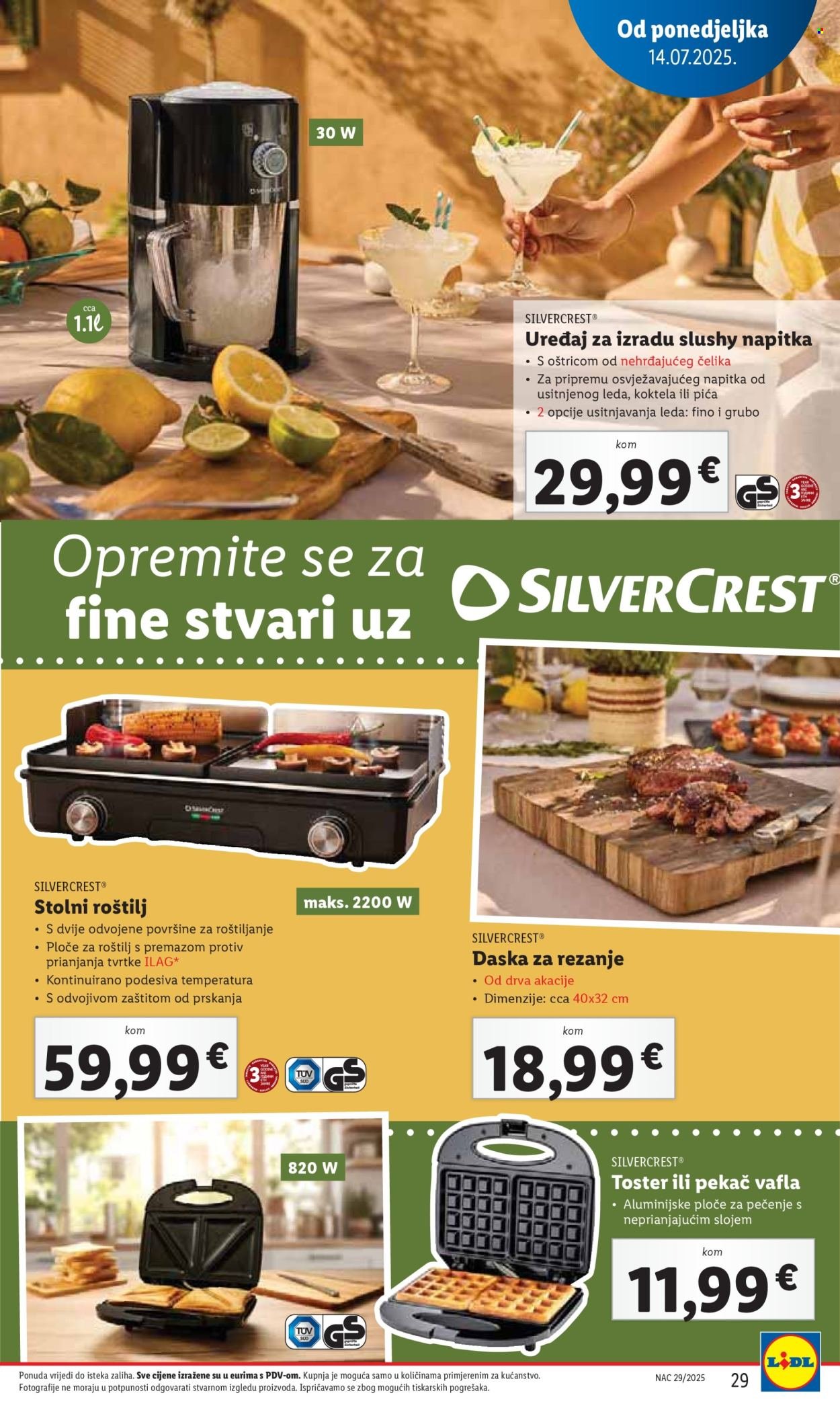 LIDL katalog - Od ponedeljka 14.07.2025.