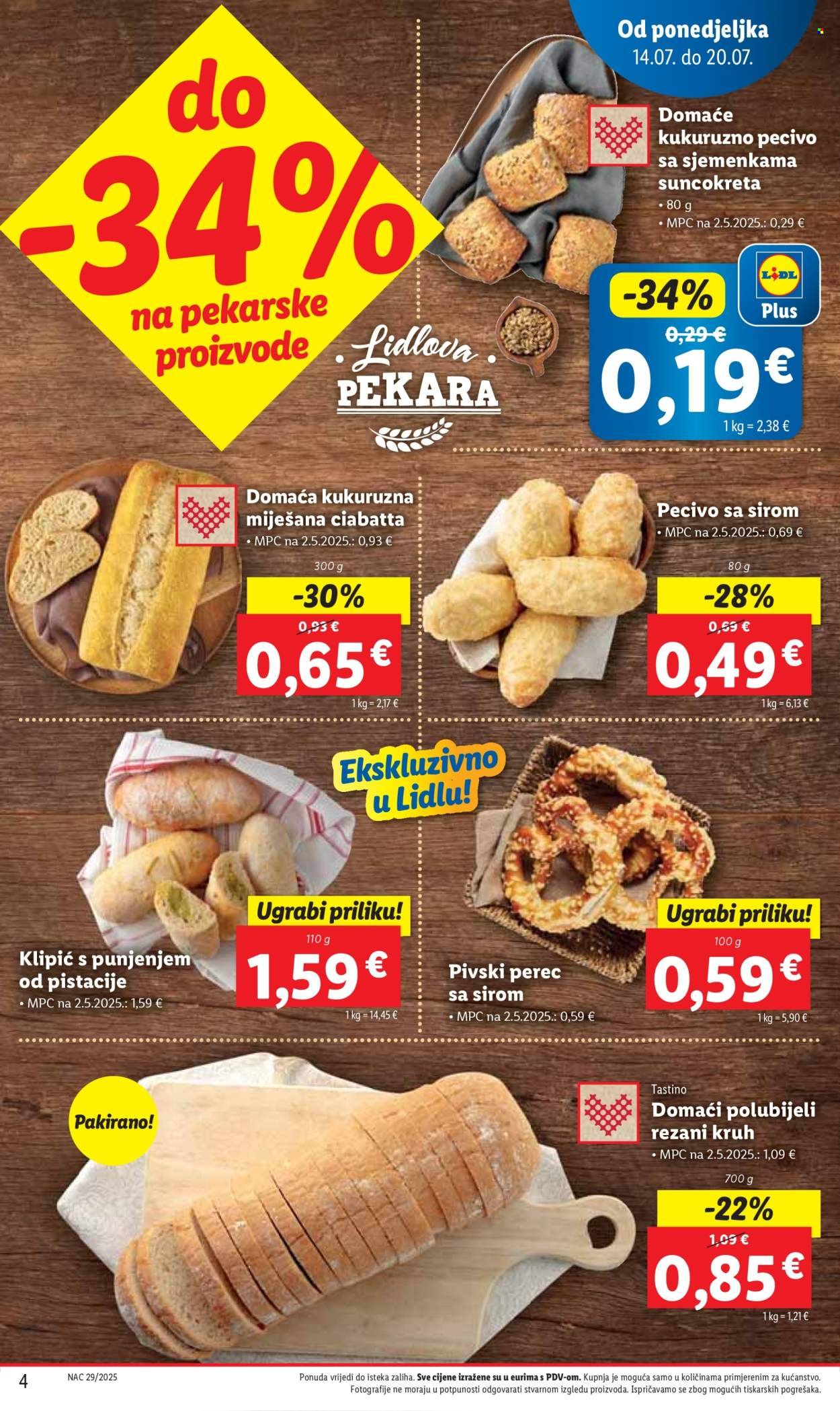 LIDL katalog - Od ponedeljka 14.07.2025.