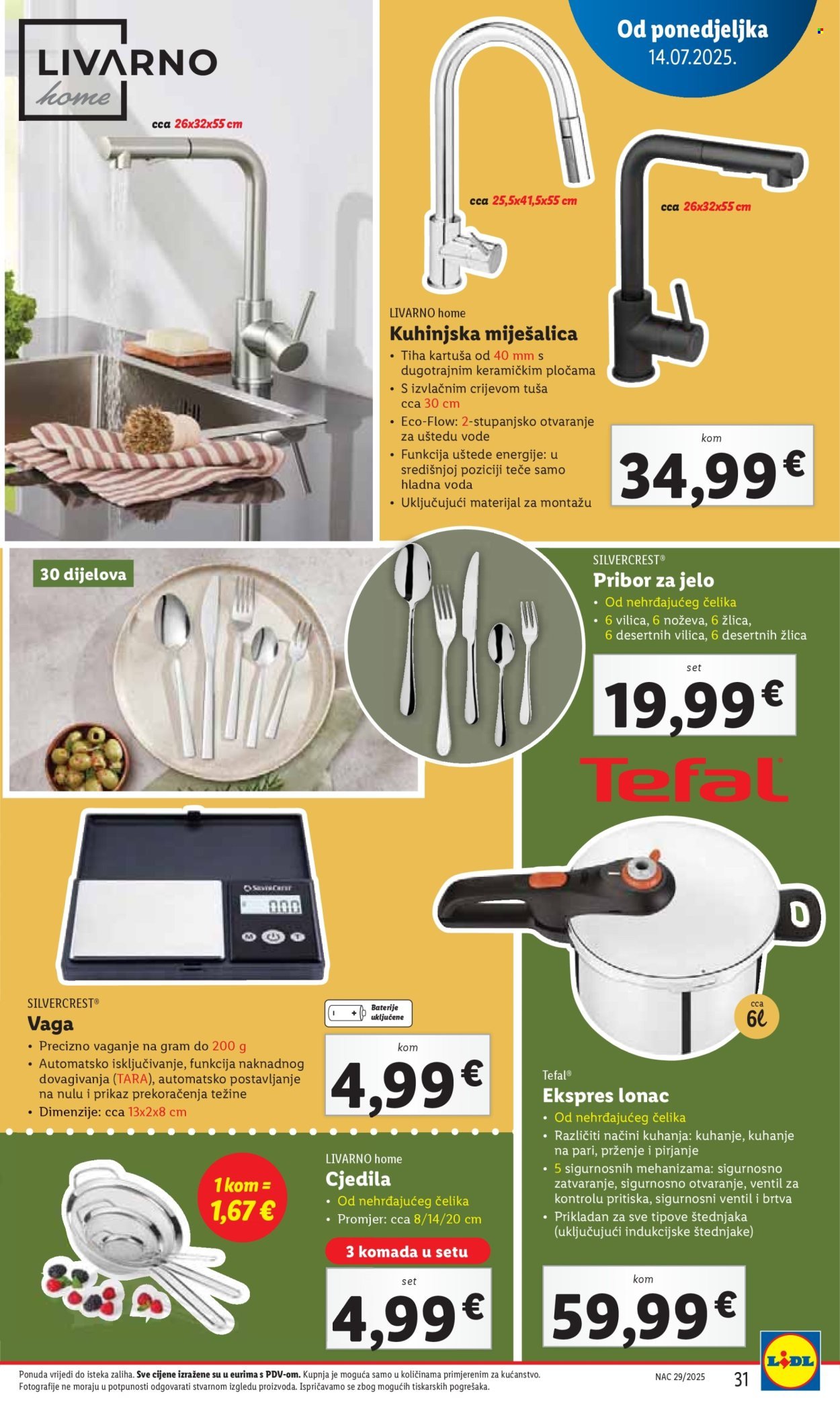 LIDL katalog - Od ponedeljka 14.07.2025.