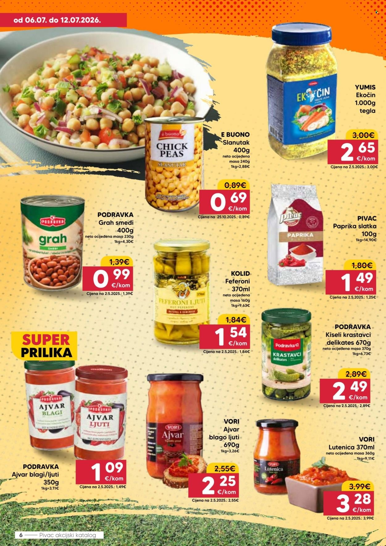 PIVAC katalog - Od ponedeljka 06.07.2026.