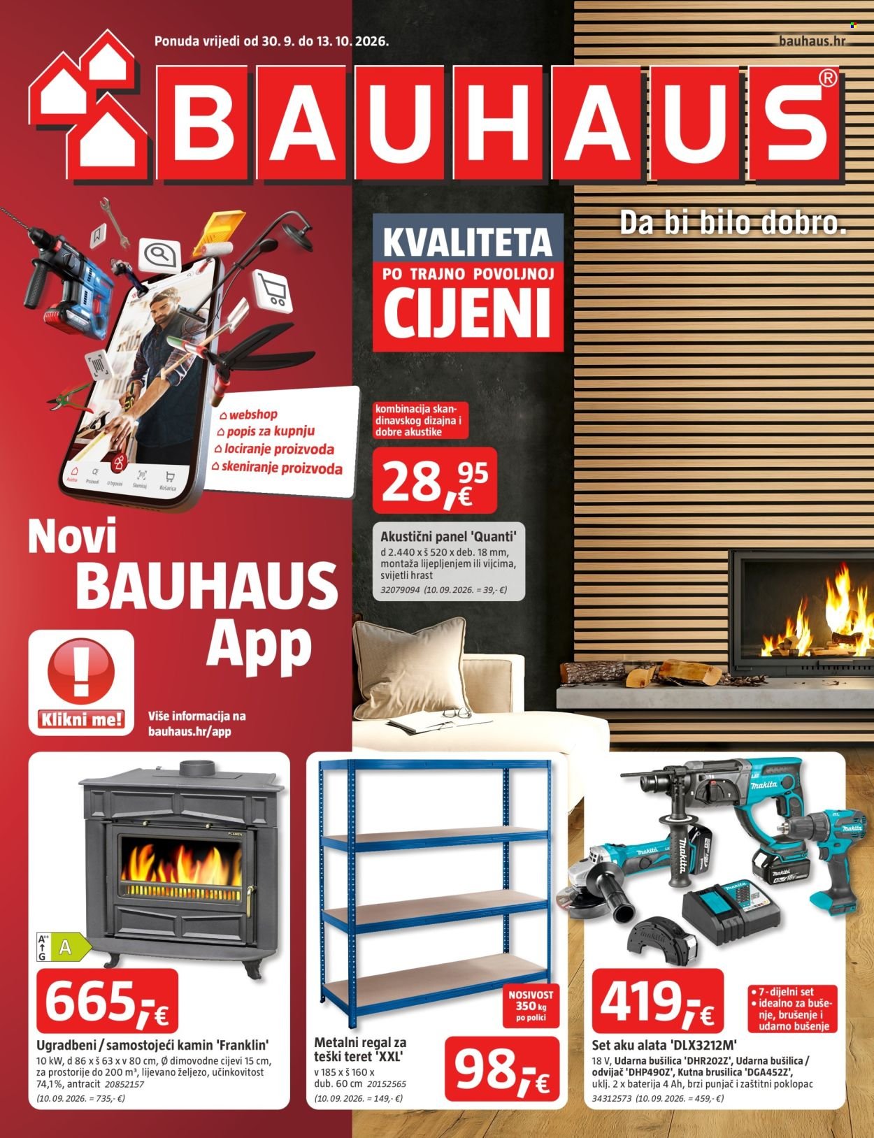 BAUHAUS katalog - Od srijede 30.09.2026.