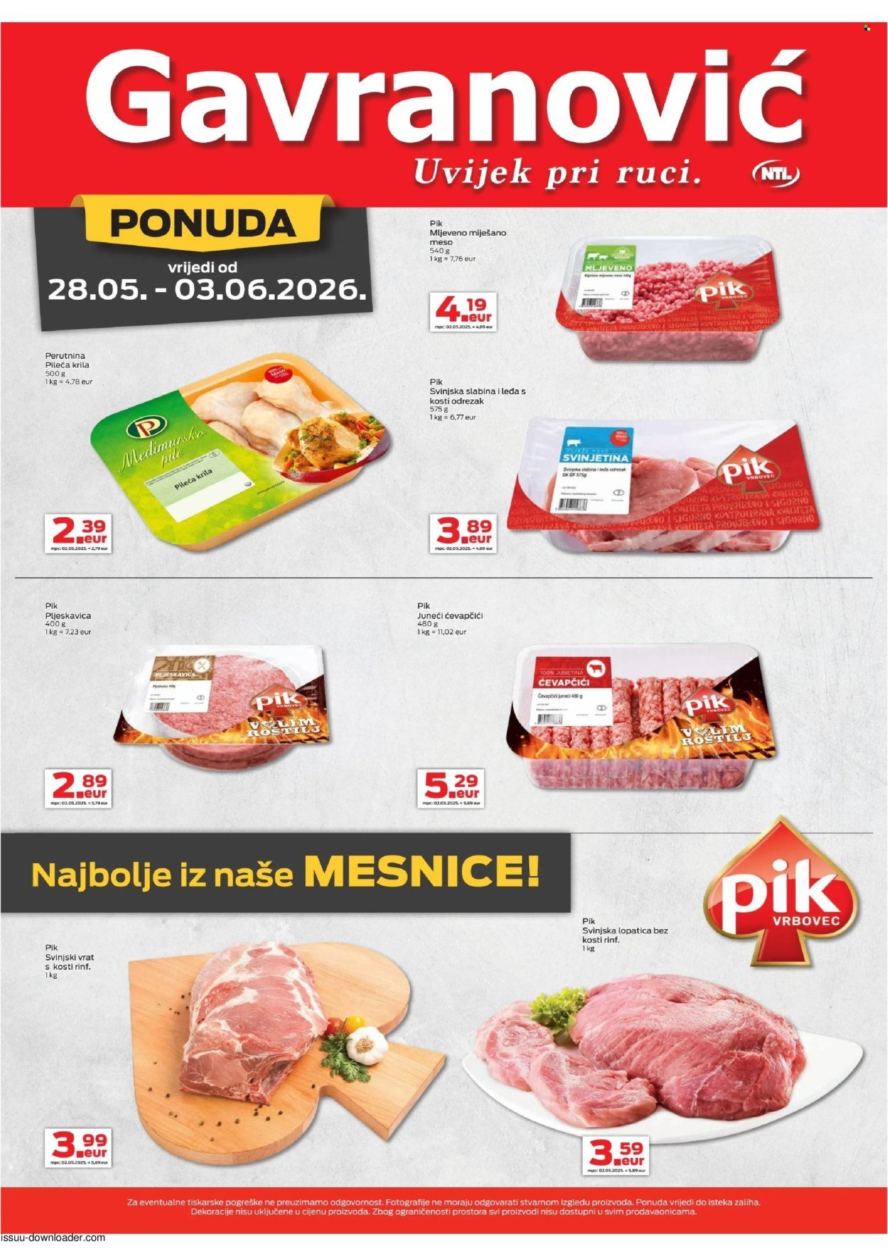GAVRANOVIĆ katalog - Od četvrtka 28.05.2026.