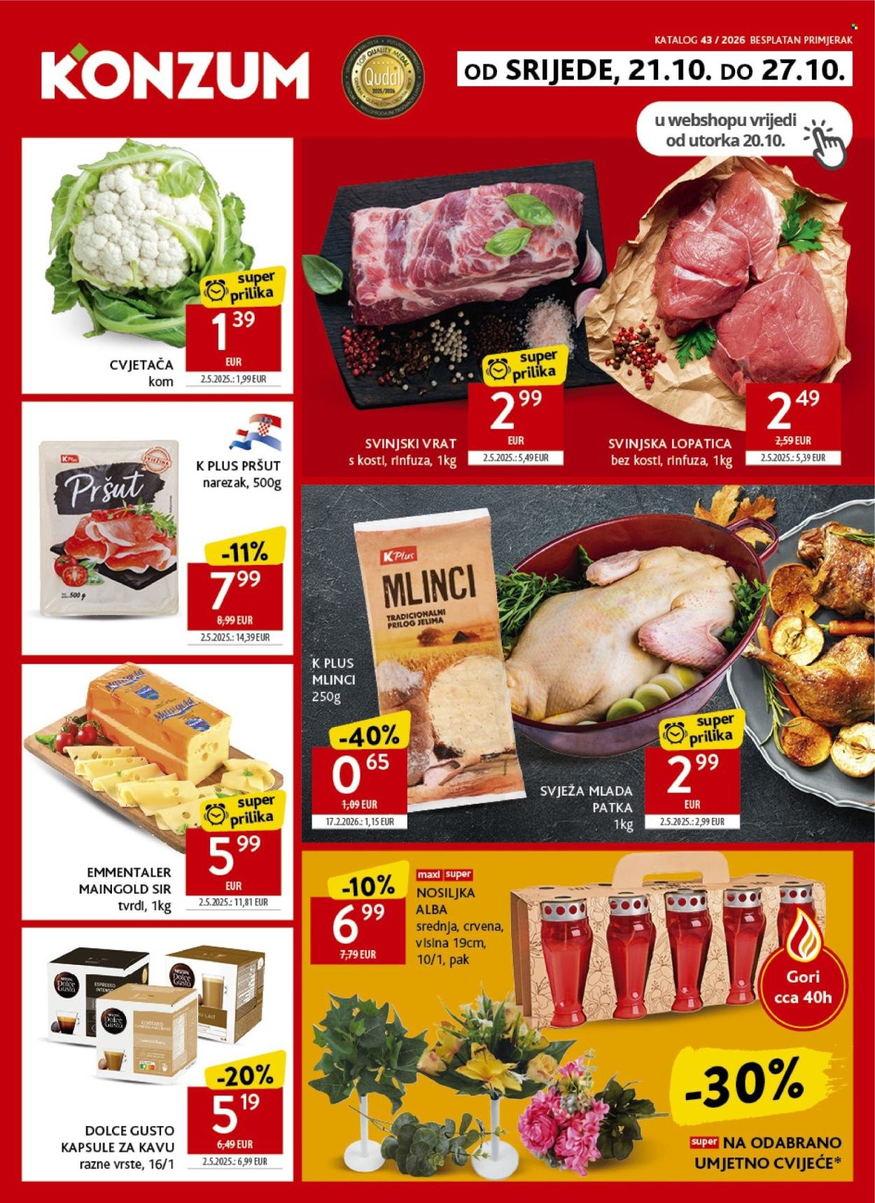 KONZUM katalog - Od srijede 21.10.2026.