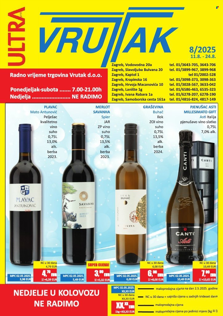 VRUTAK katalog - Od ponedeljka 11.08.2025.