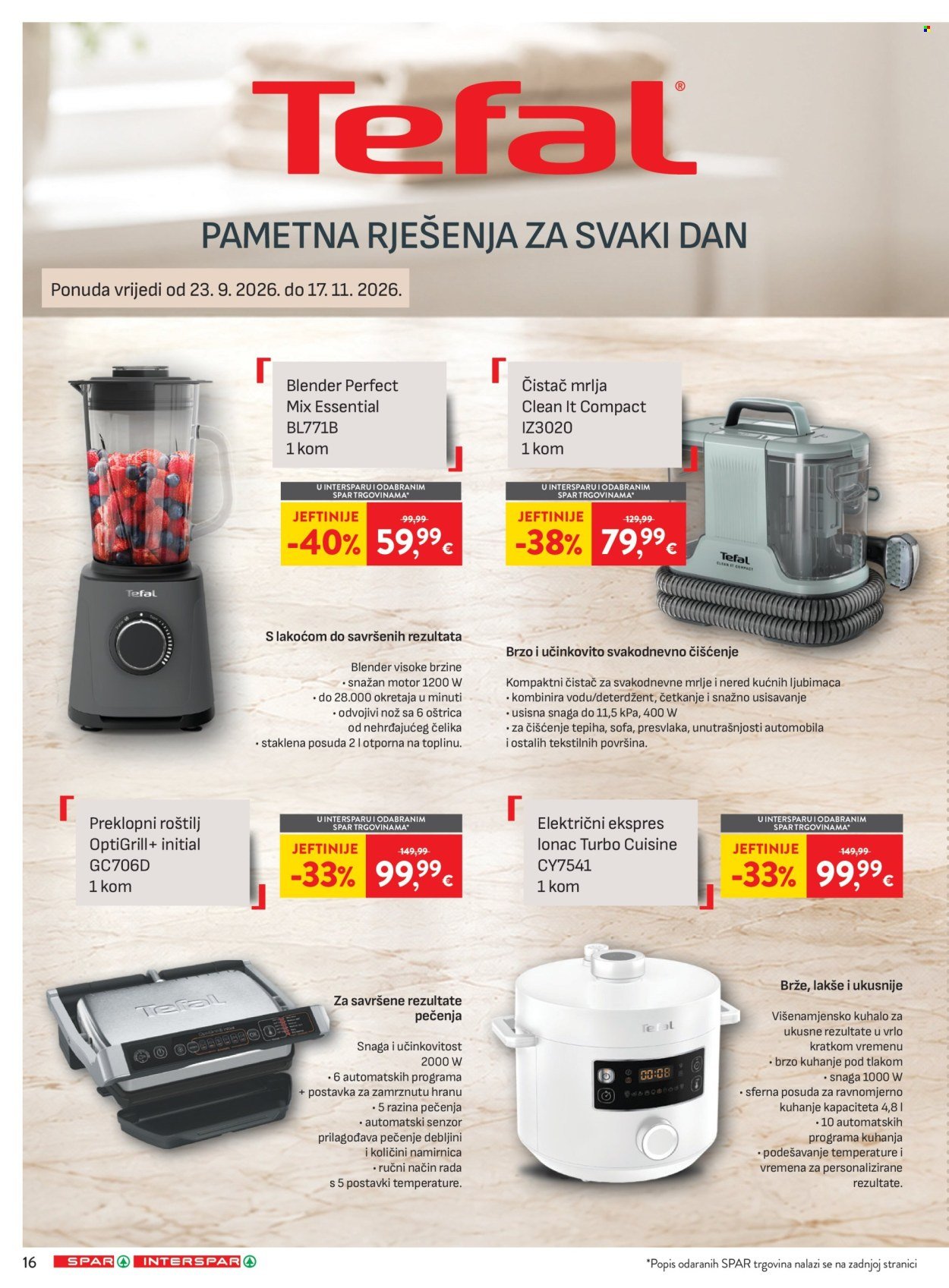 SPAR katalog - Od srijede 23.09.2026.
