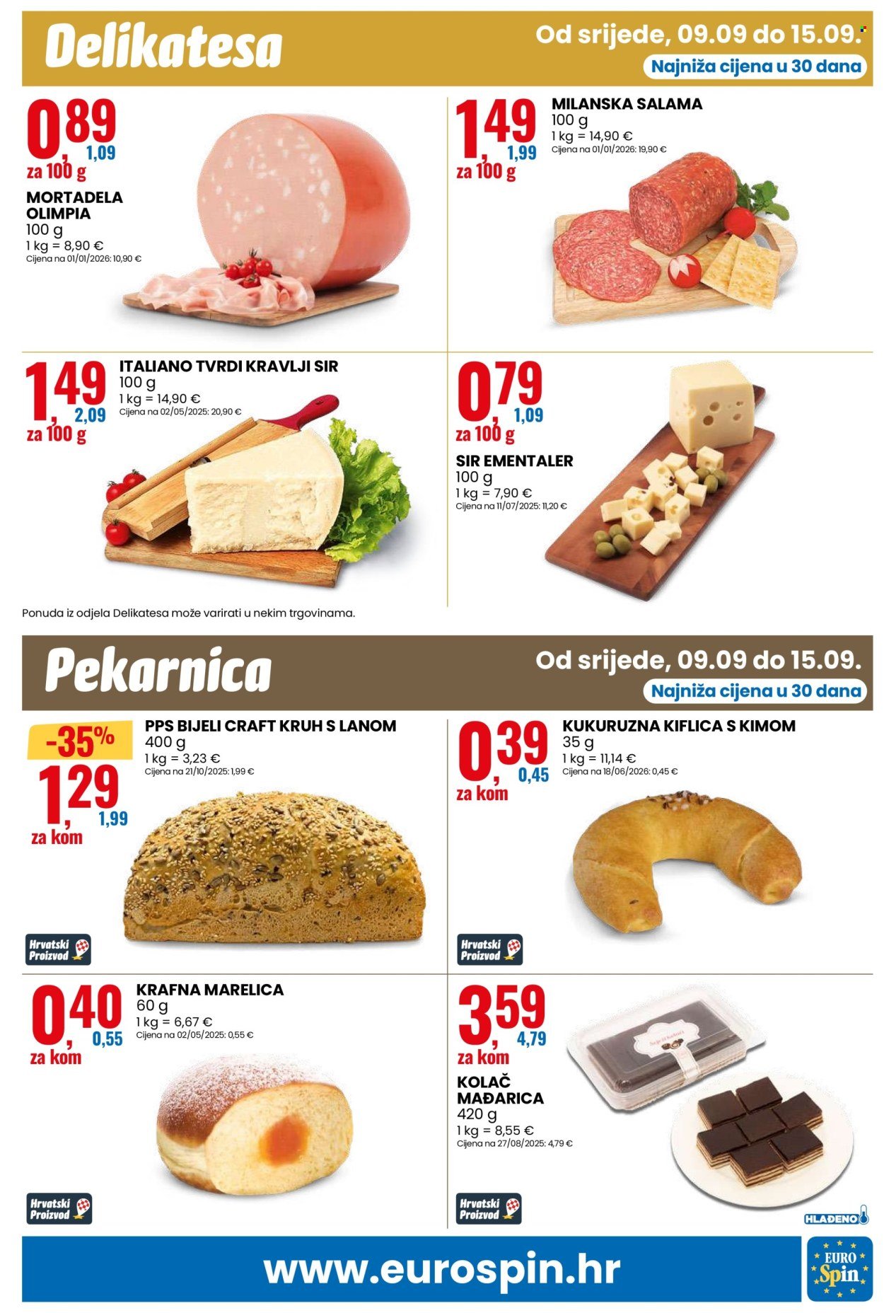 EUROSPIN katalog - Od srijede 09.09.2026.