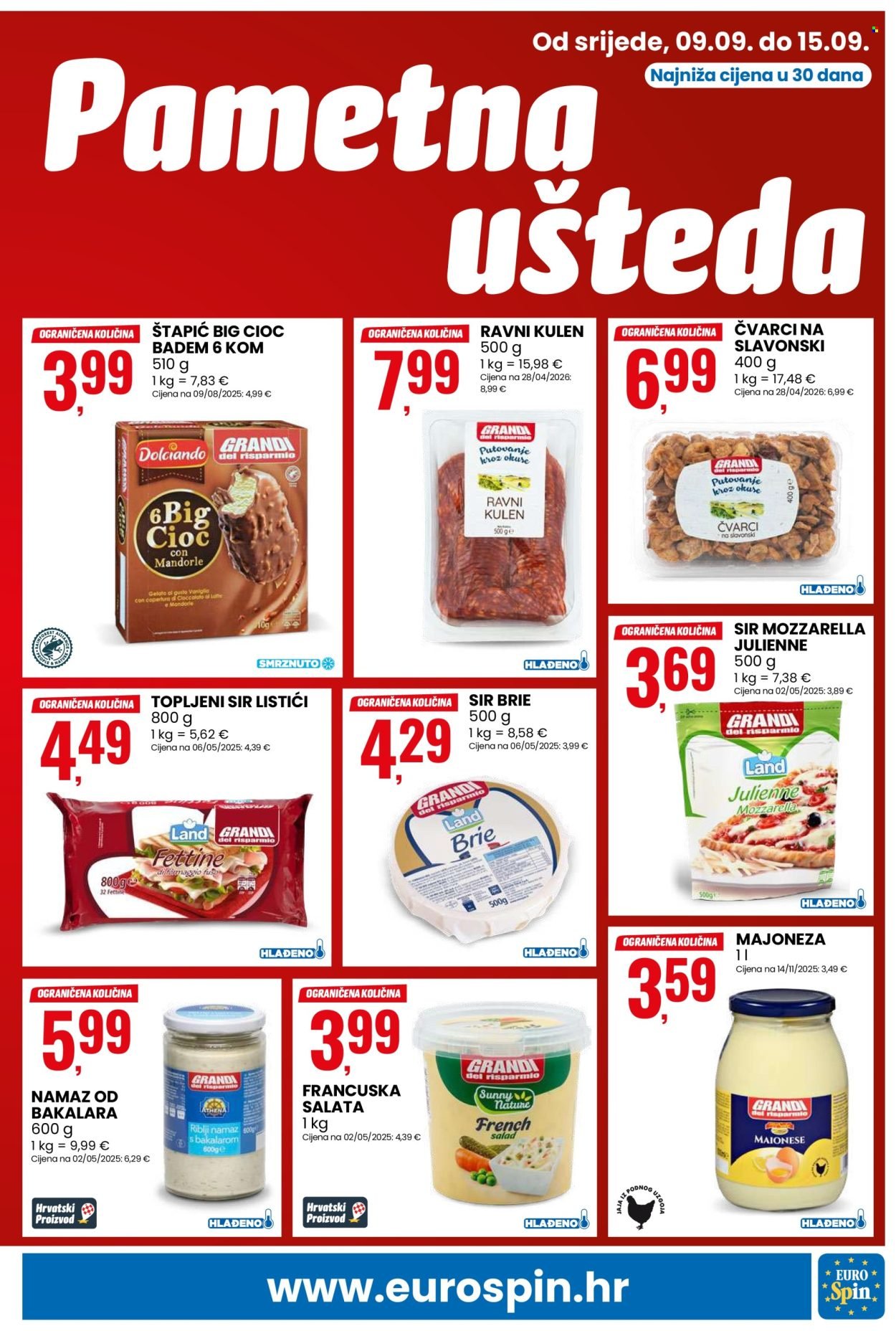 EUROSPIN katalog - Od srijede 09.09.2026.