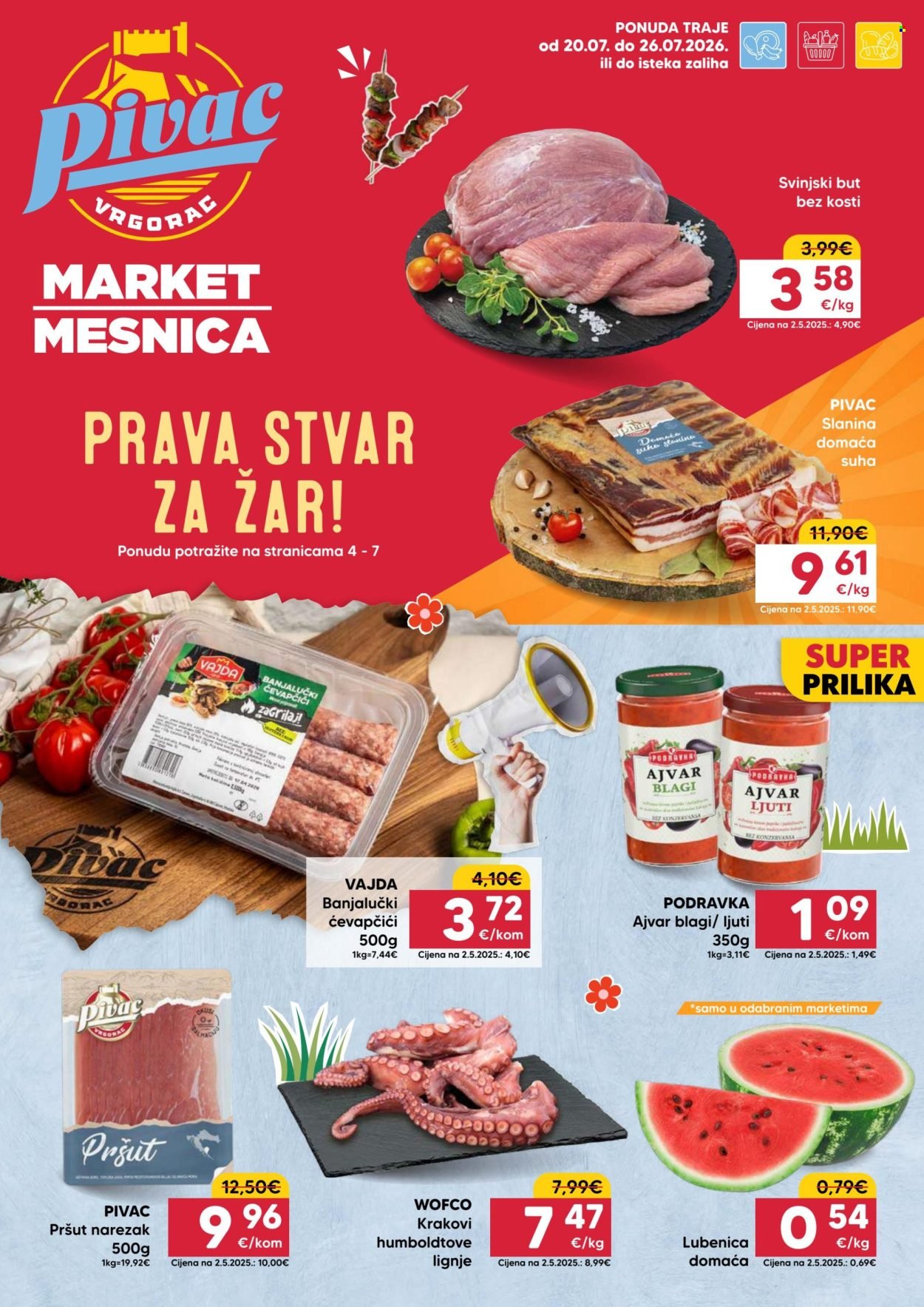 PIVAC katalog - Od ponedeljka 20.07.2026.