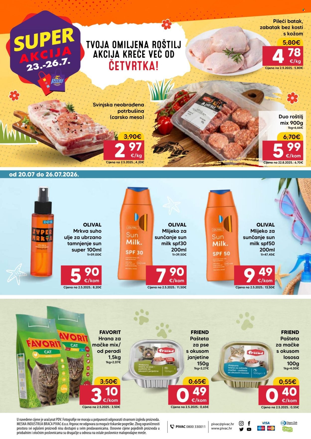 PIVAC katalog - Od ponedeljka 20.07.2026.