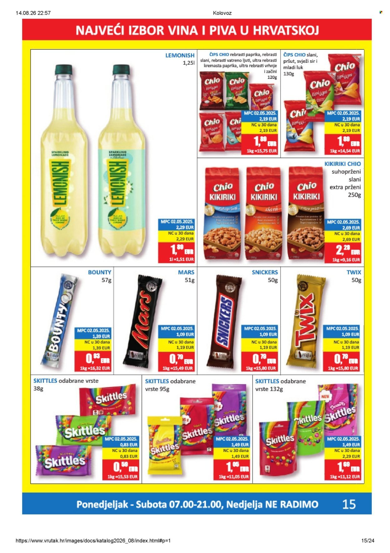 VRUTAK katalog - Od ponedeljka 10.08.2026.