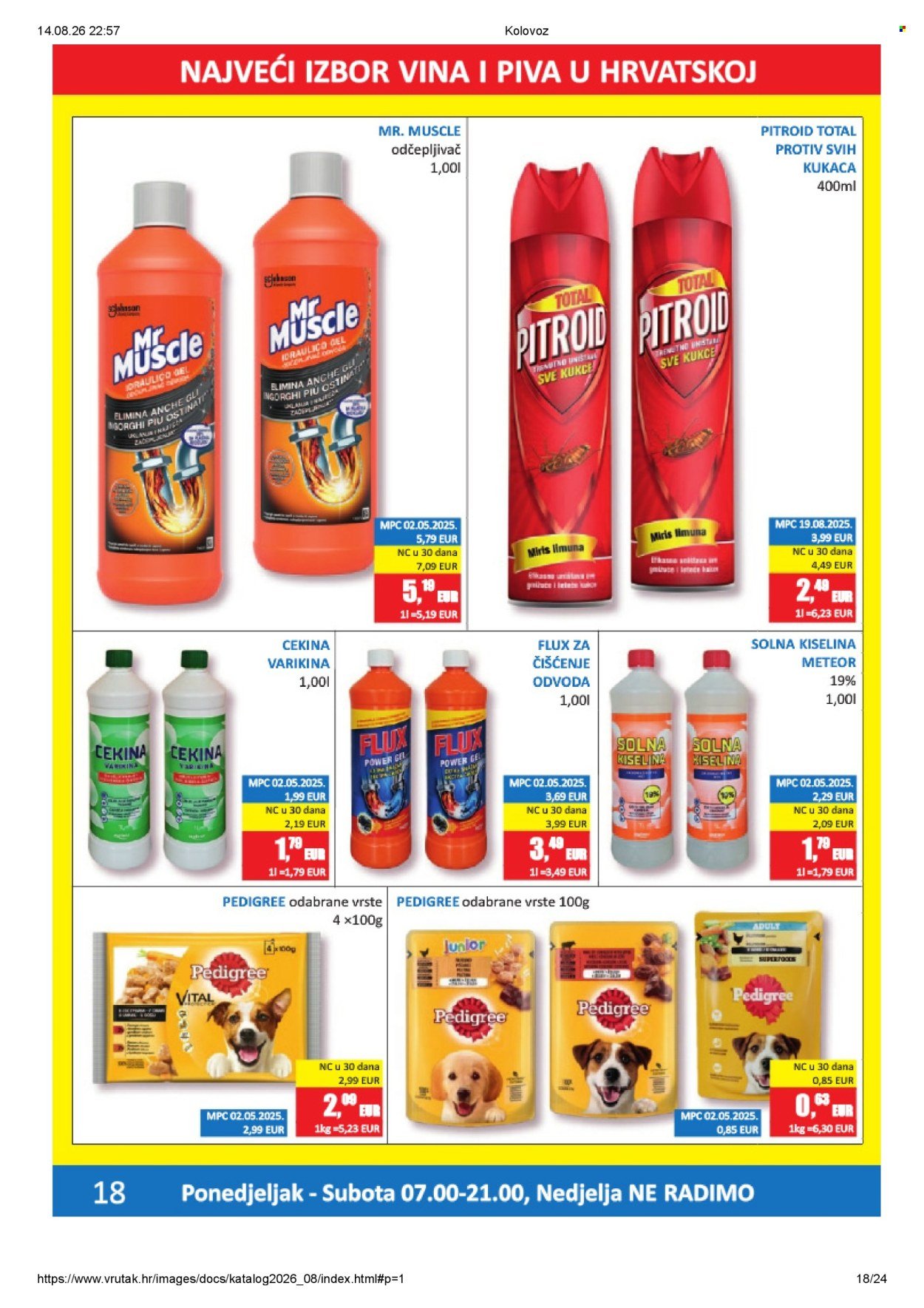 VRUTAK katalog - Od ponedeljka 10.08.2026.