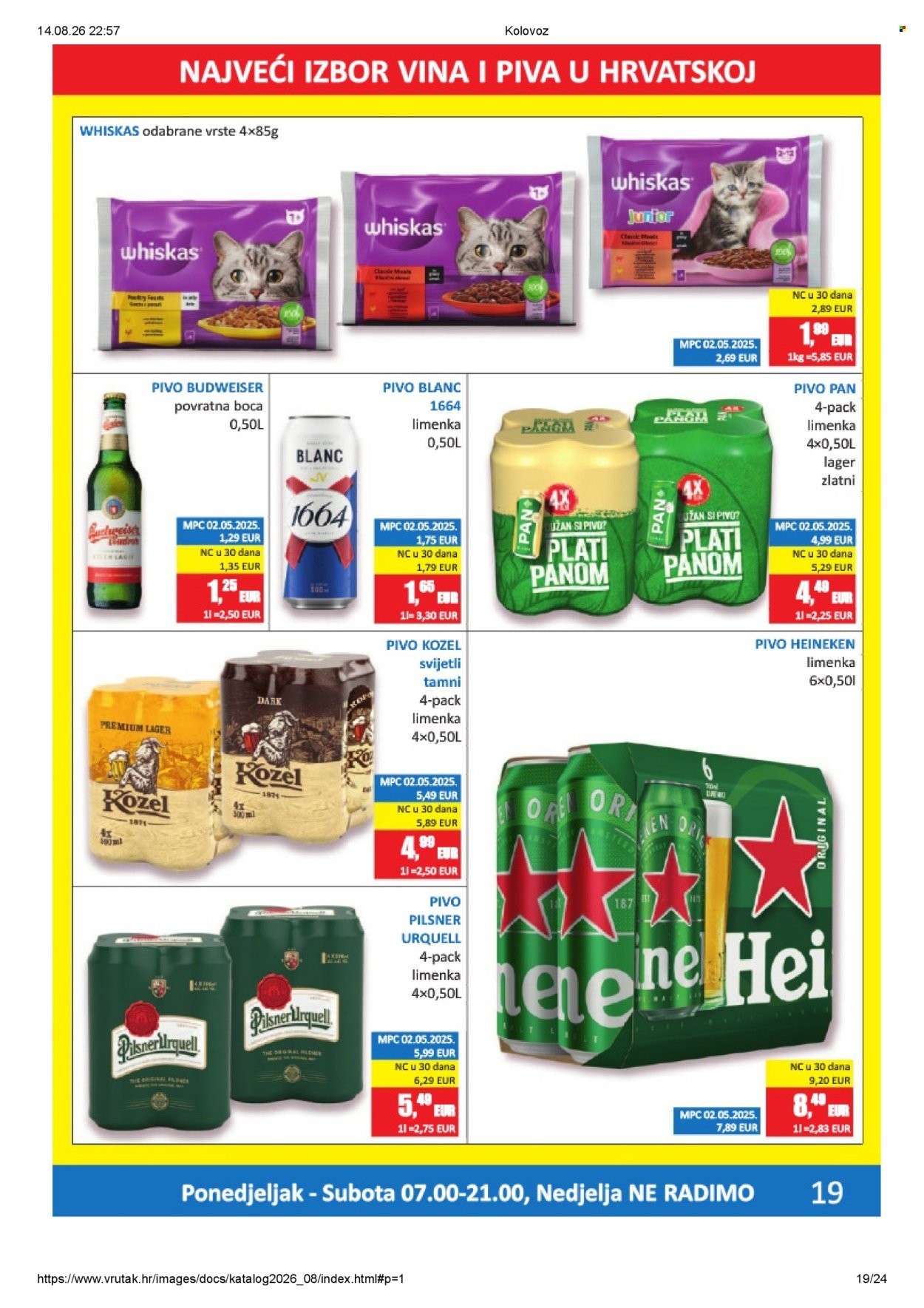 VRUTAK katalog - Od ponedeljka 10.08.2026.
