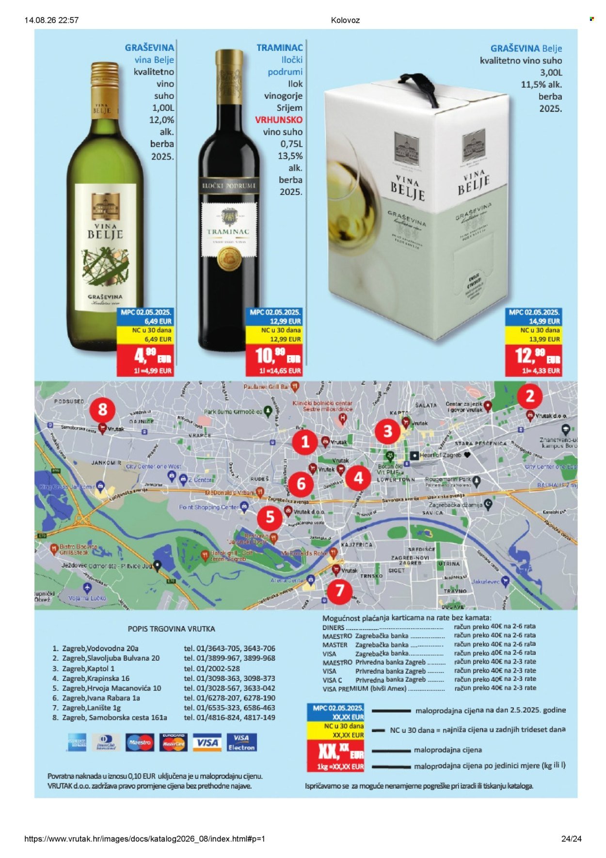 VRUTAK katalog - Od ponedeljka 10.08.2026.