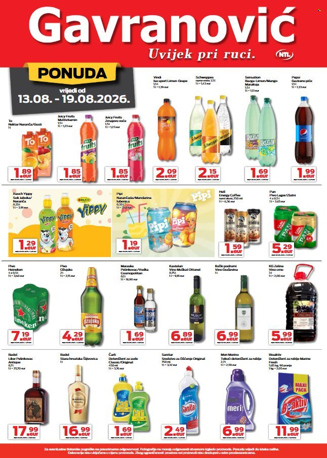 GAVRANOVIĆ katalog - Od četvrtka 13.08.2026.