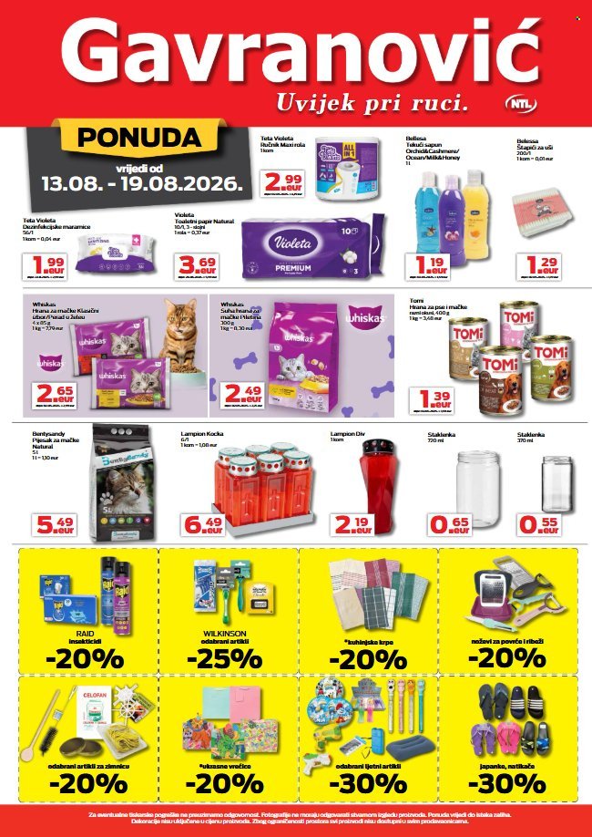 GAVRANOVIĆ katalog - Od četvrtka 13.08.2026.