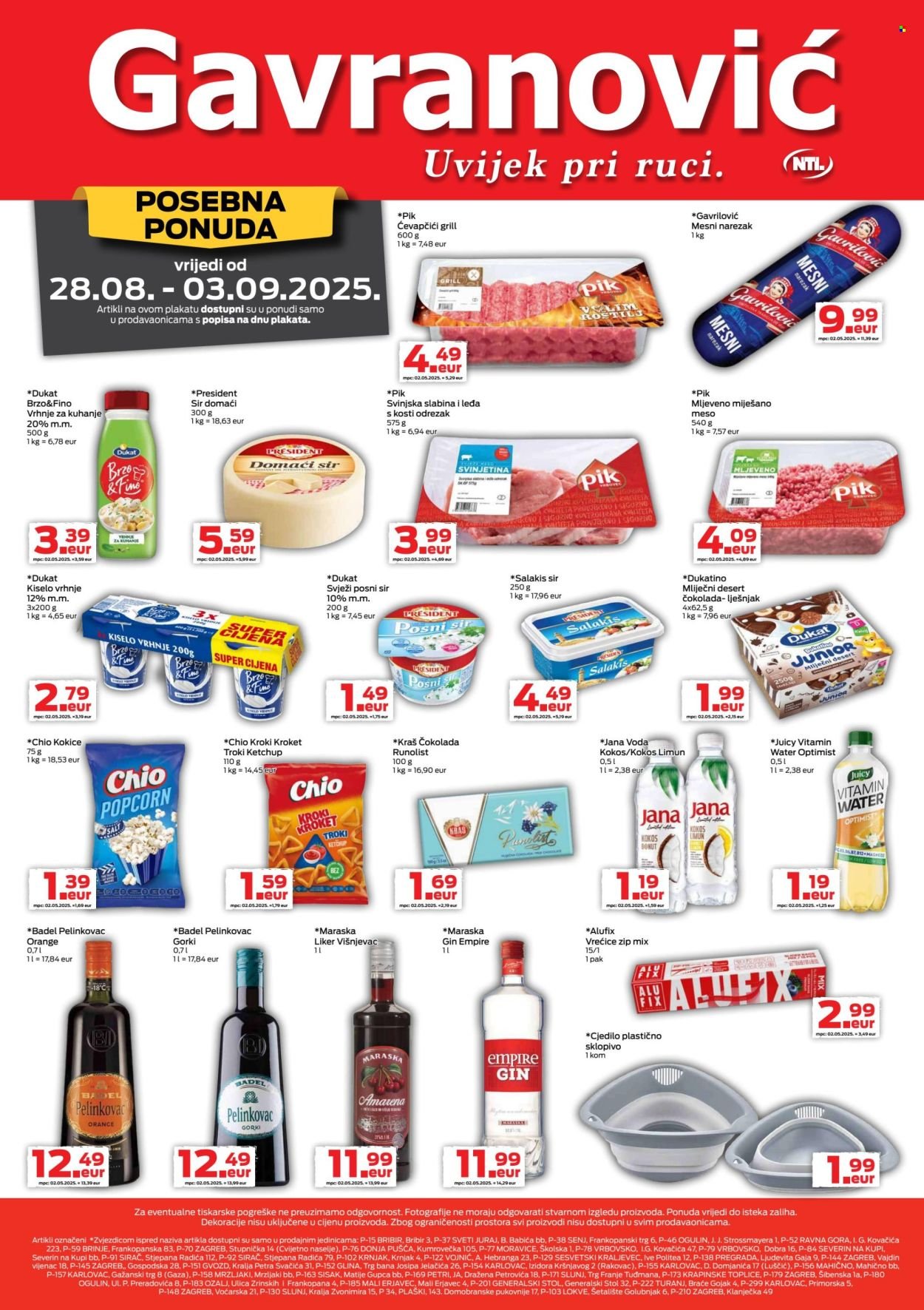 GAVRANOVIĆ katalog - Od četvrtka 28.08.2025.