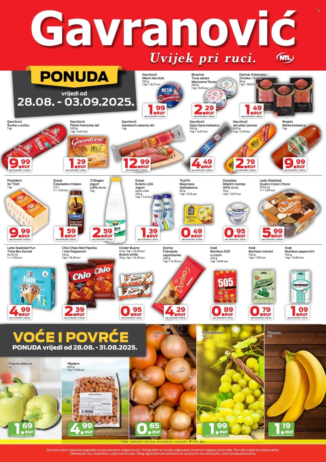 GAVRANOVIĆ katalog - Od četvrtka 28.08.2025.