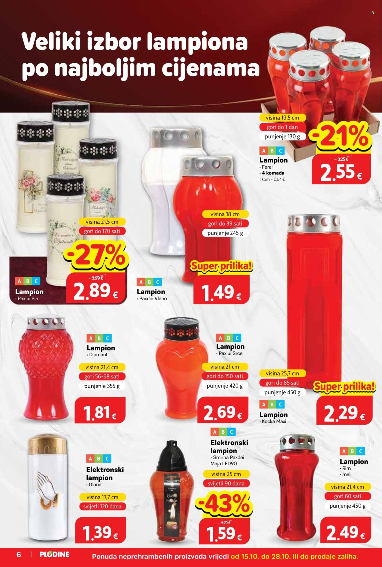 PLODINE katalog - Od srijede 15.10.2025.