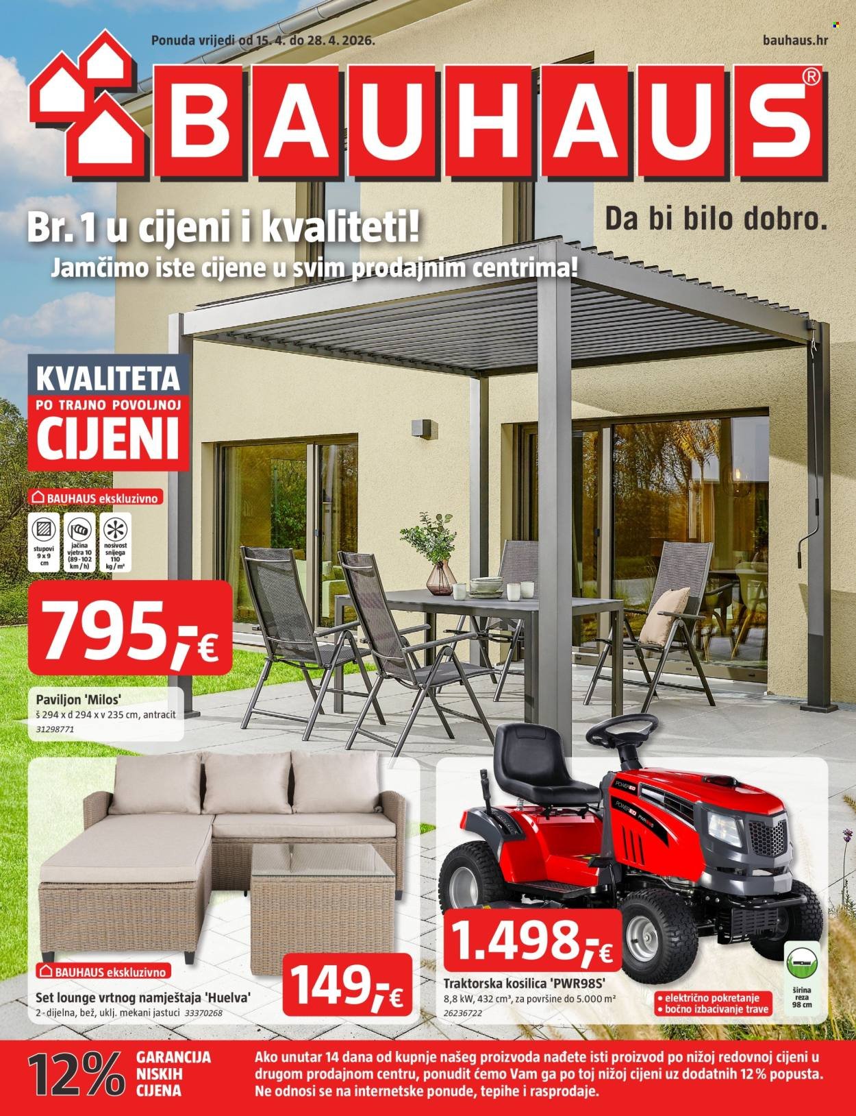 BAUHAUS katalog - Letak Travanj 2026.