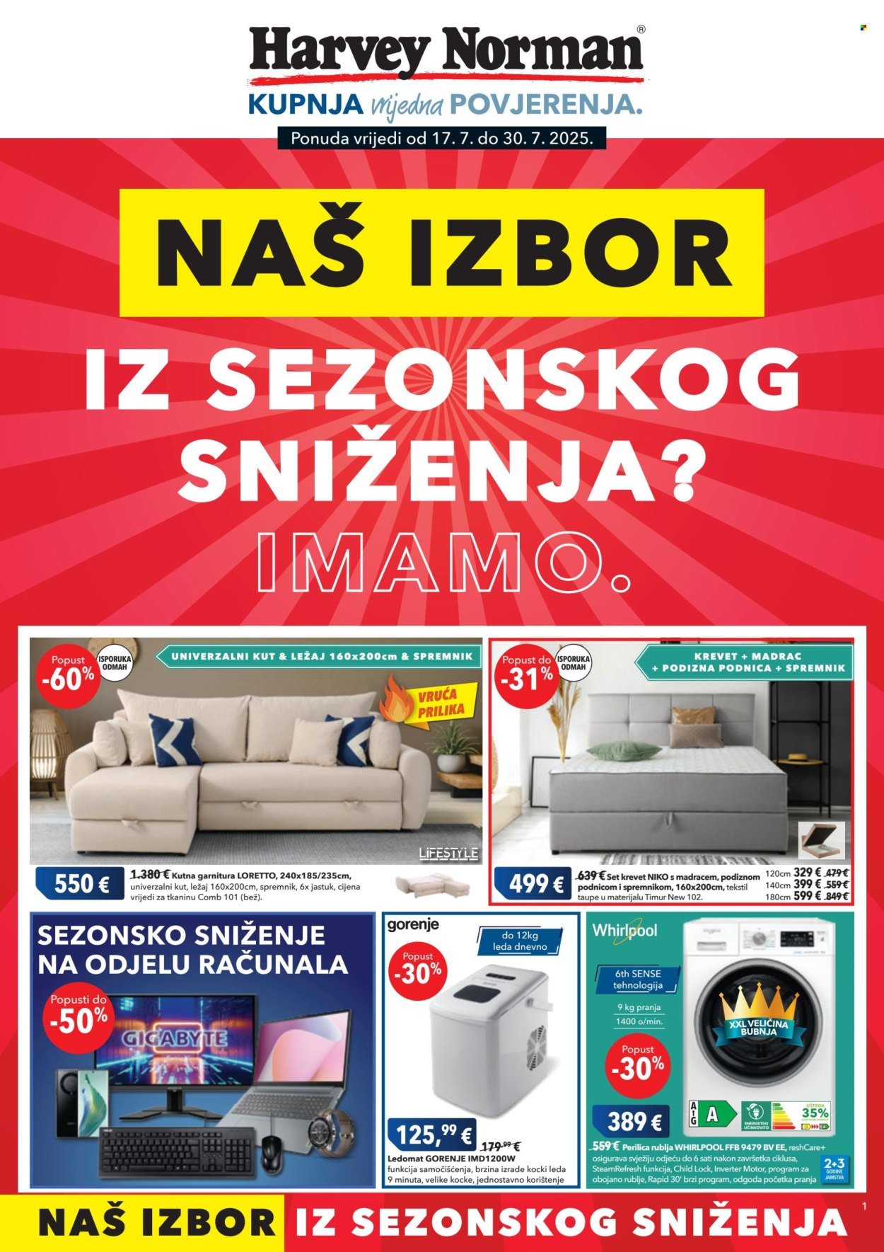HARVEY NORMAN katalog - Naš izbor iz sezonskog sniženja!
