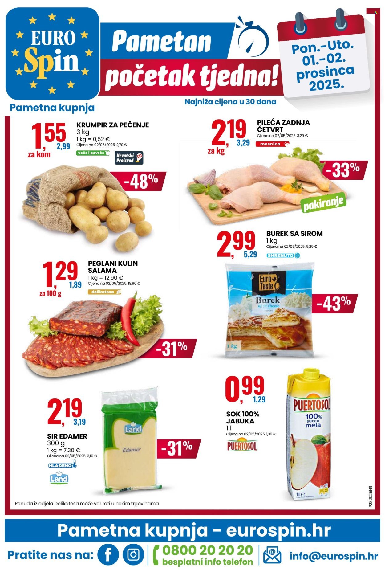 EUROSPIN katalog - Od srijede 26.11.2025.