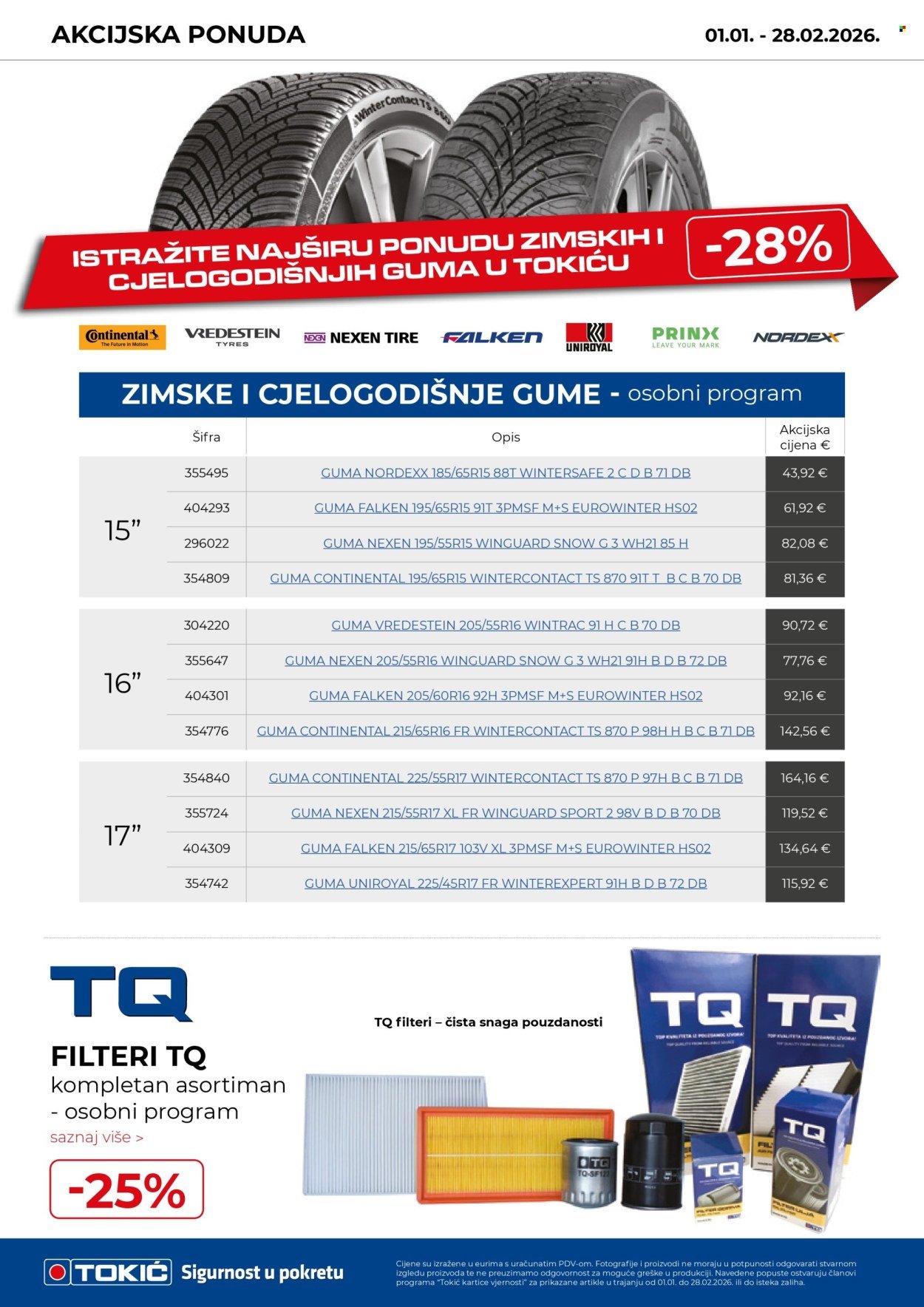 TOKIĆ katalog - Akcijski letak siječanj/veljača 2026
